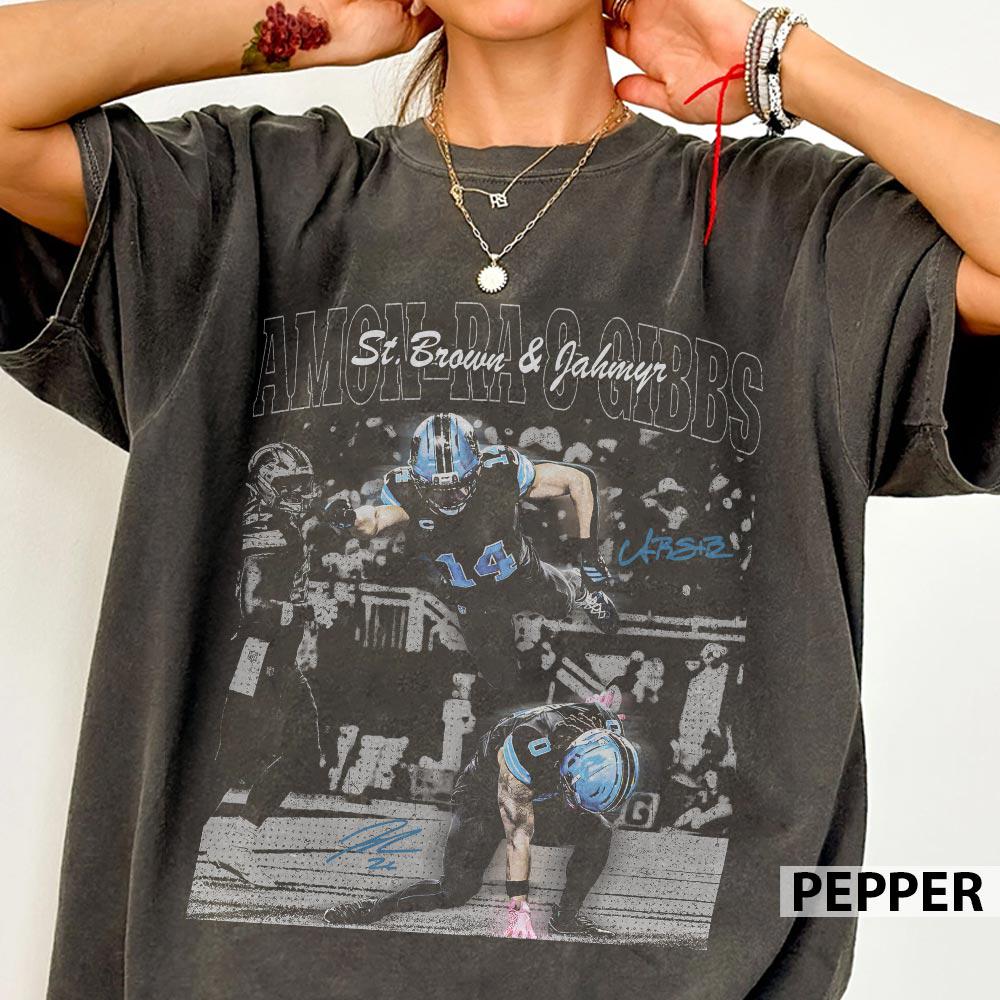 Amon-Ra St. Brown & Jahmyr Gibbs Fan Shirt – Game Day Tee