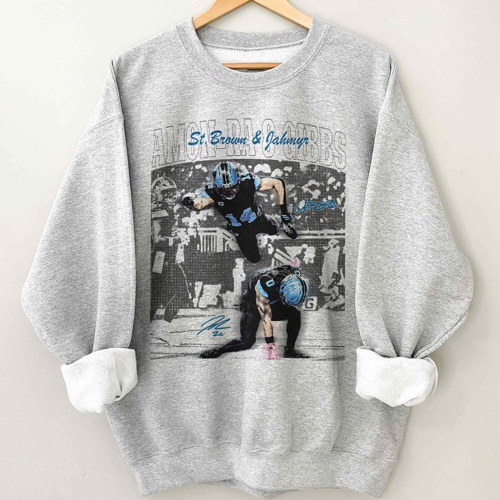 Amon-Ra St. Brown & Jahmyr Gibbs Fan Shirt – Game Day Tee