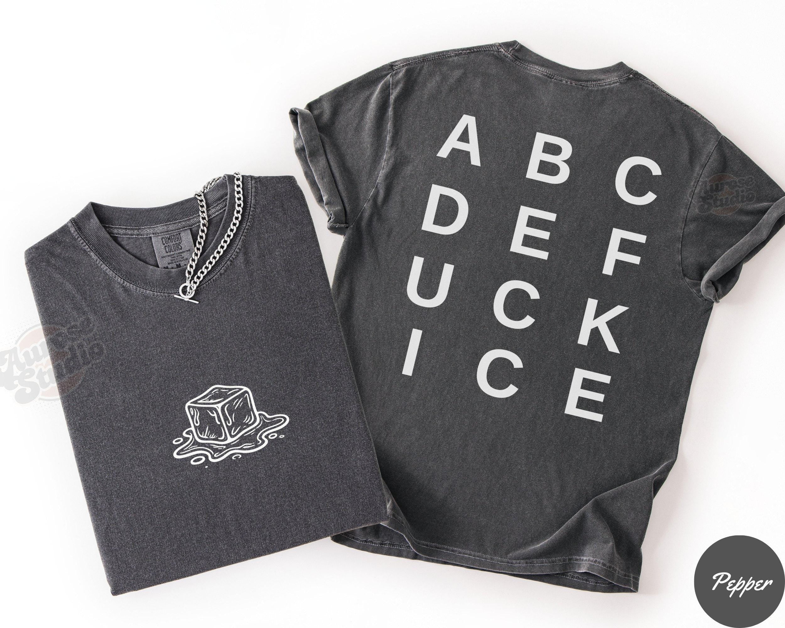 Anti-ICE Melting Ice Graphic T-Shirt – Subtle Abolish ICE Protest Tee