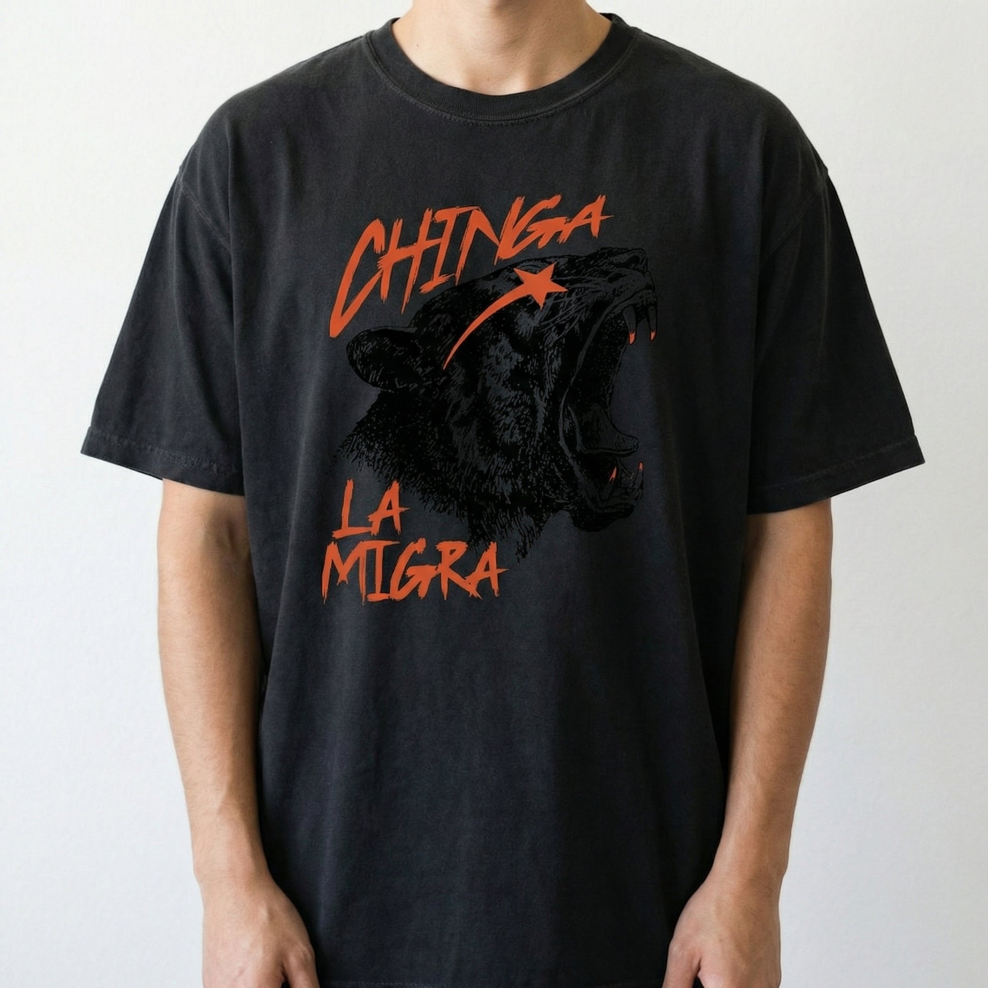Anti-ICE Tiger Graphic T-Shirt – Immigrant Rights Protest Tee