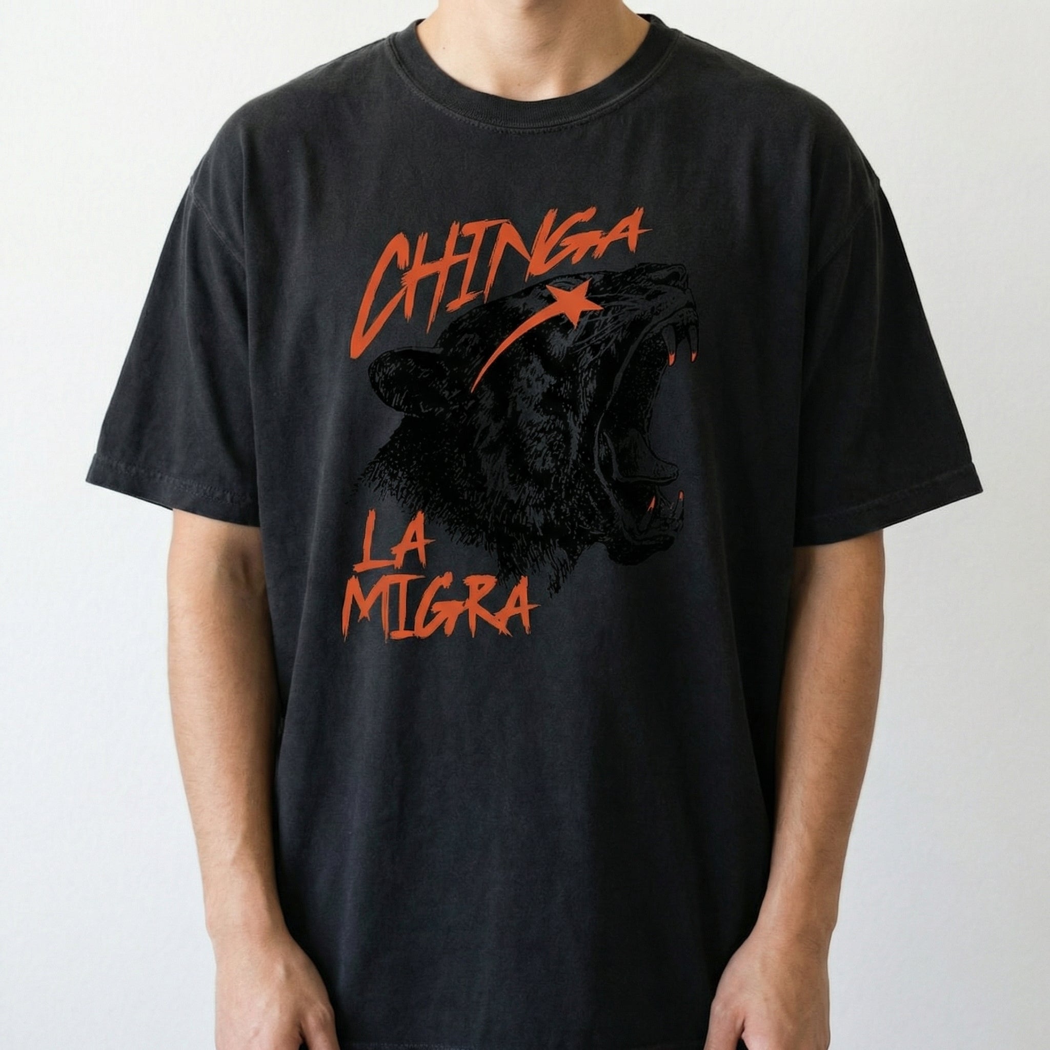 Anti-ICE Tiger Graphic T-Shirt – Immigrant Rights Protest Tee