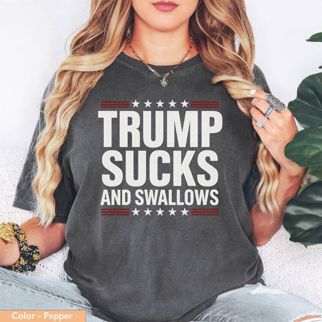Anti-Trump Graphic Tee – Political Slogan T-Shirt
