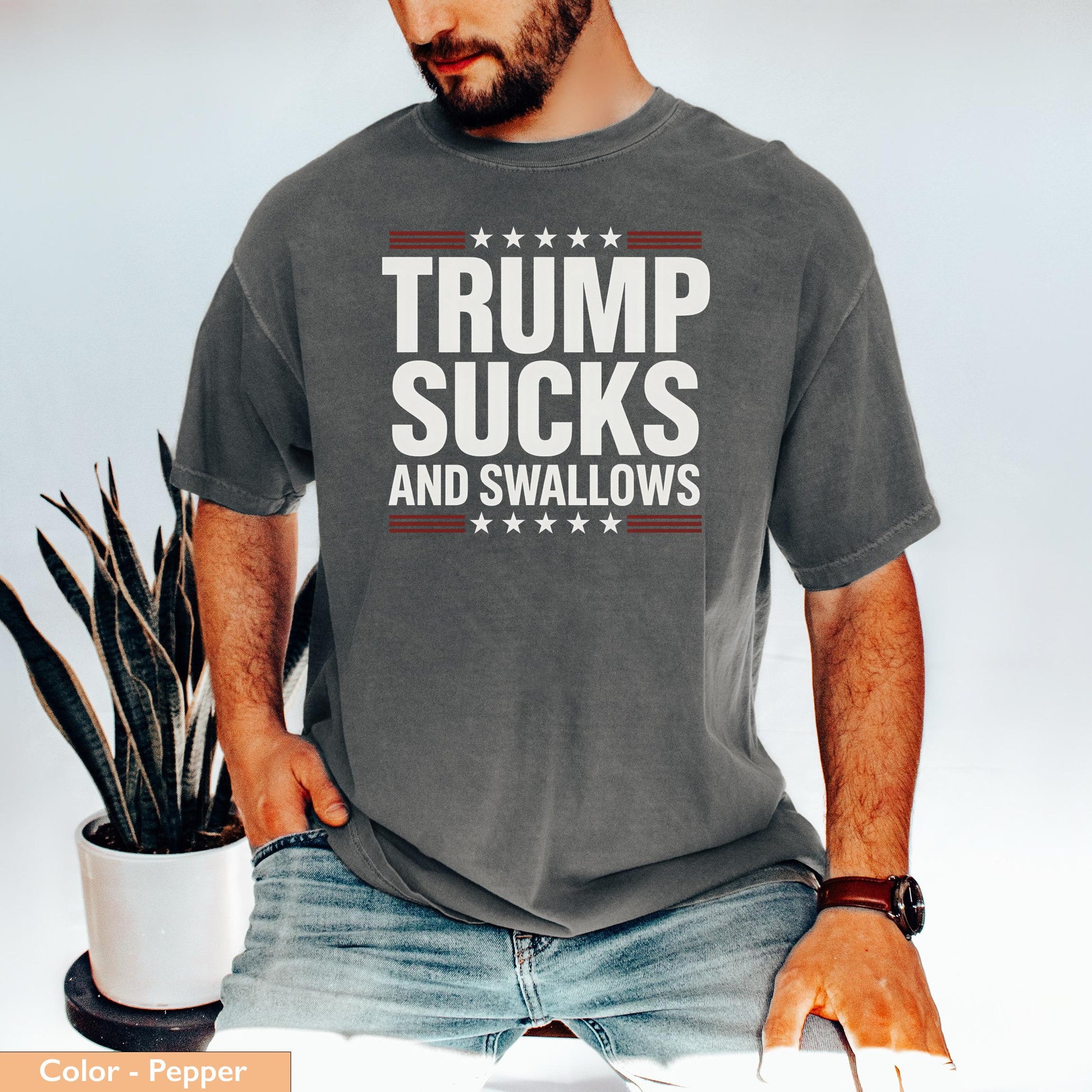 Anti-Trump Graphic Tee – Political Slogan T-Shirt