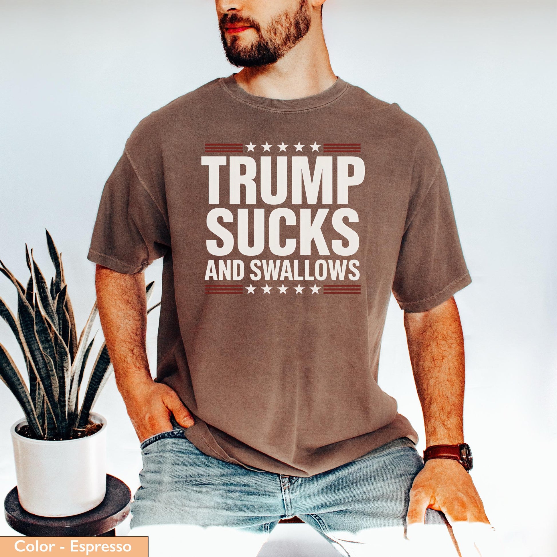 Anti-Trump Graphic Tee – Political Slogan T-Shirt