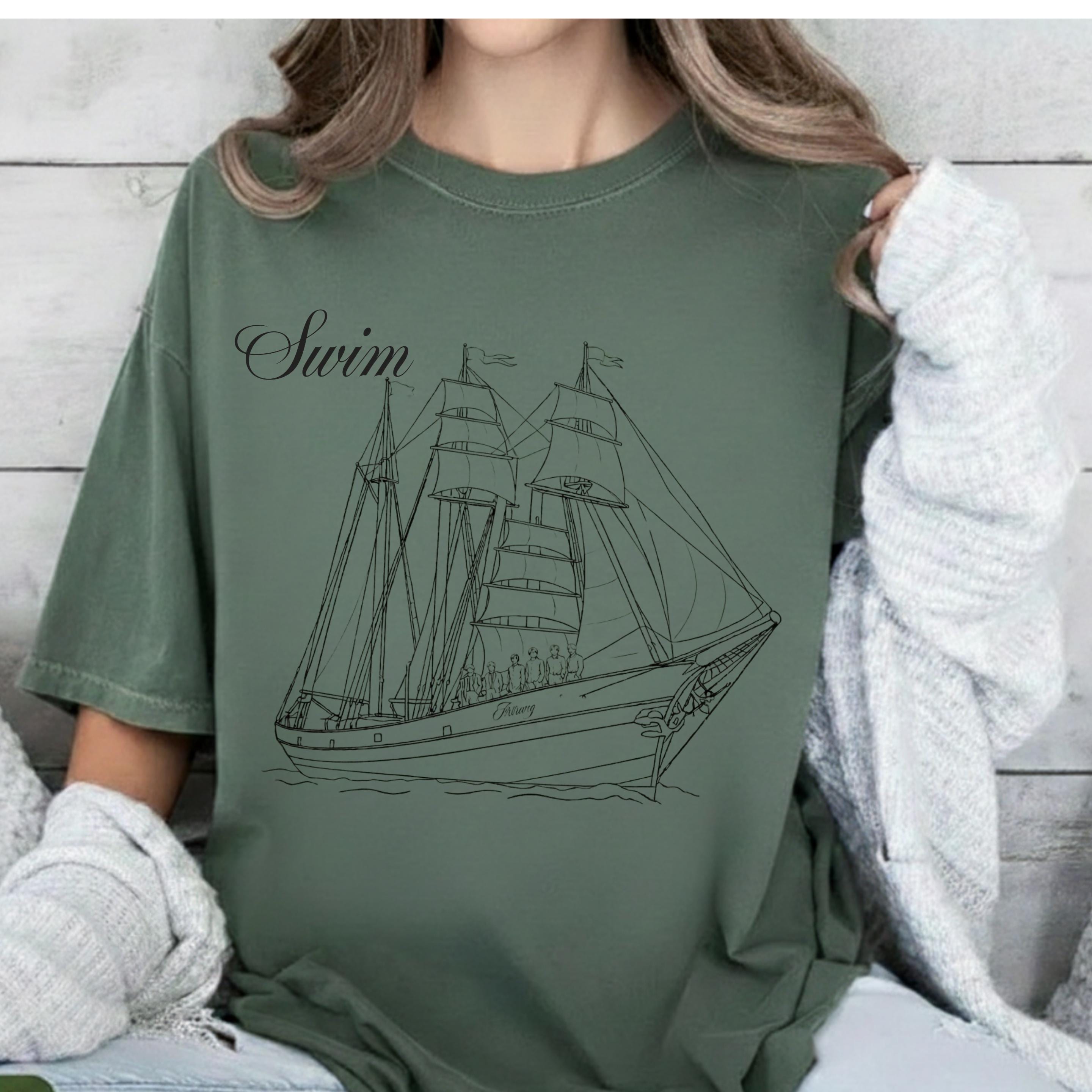 Arirang Swim Track Graphic T-Shirt – Kpop Style Concert Fan Tee