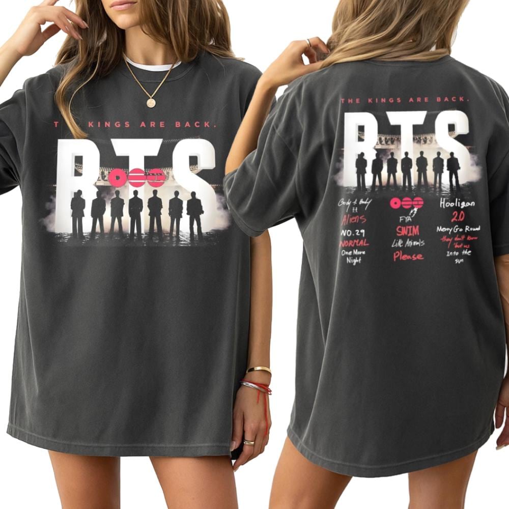 Arirang Tracklist 2026 Graphic T-Shirt – Kpop Fan Concert Gift Tee