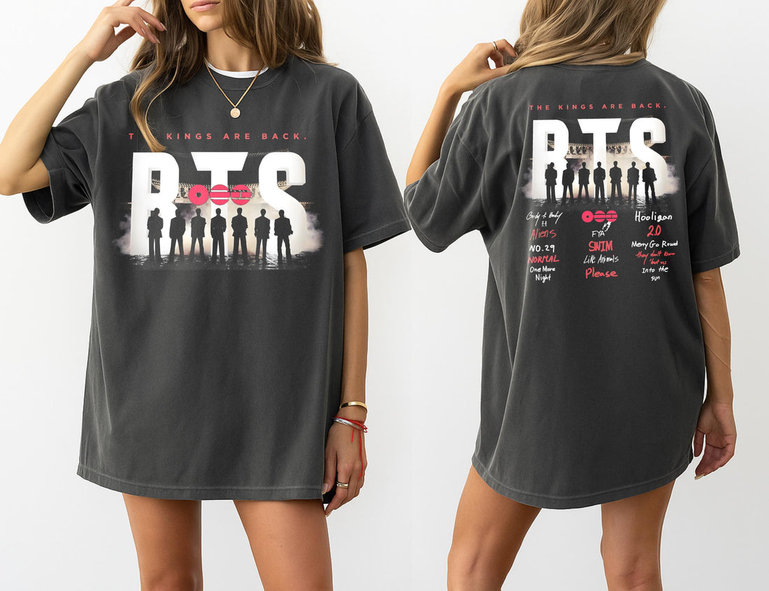Arirang Tracklist 2026 Graphic T-Shirt – Kpop Fan Concert Gift Tee