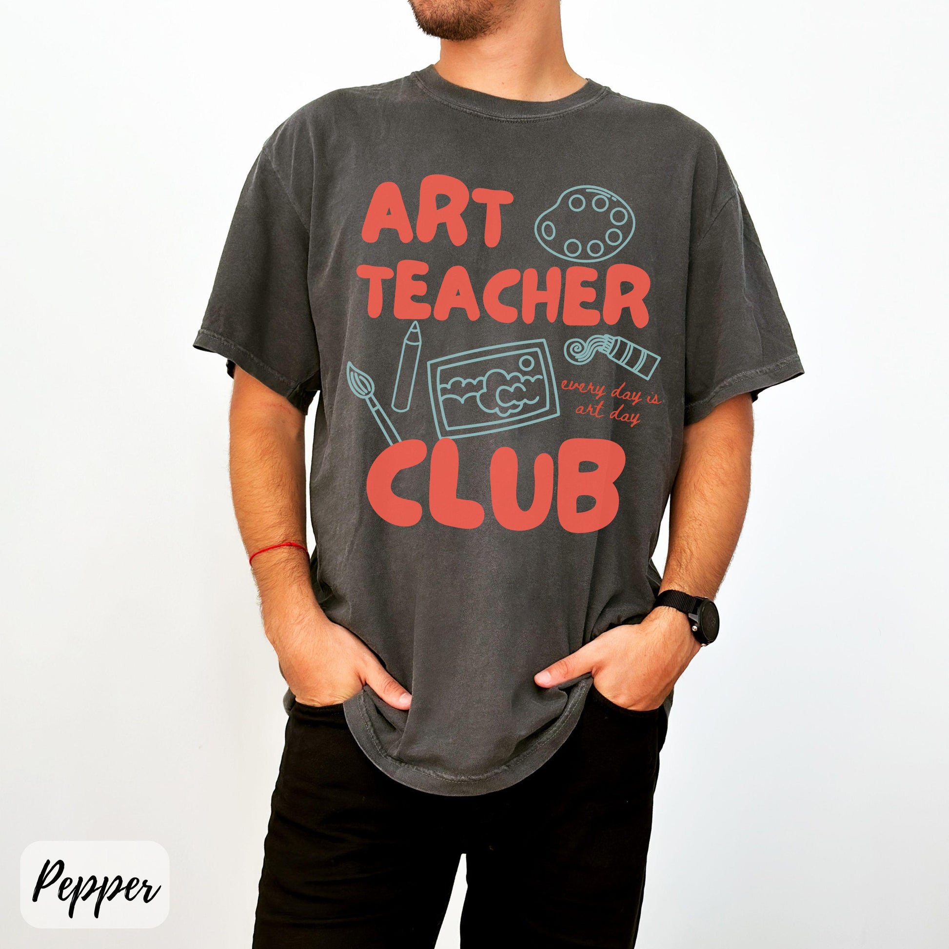 Art Teacher Club T-Shirt – Back to School Teacher Appreciation Gift Tee