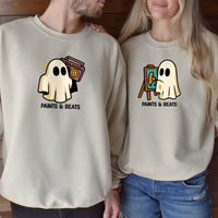 Artist Ghost & Boombox Ghost Matching Hoodies For Couples