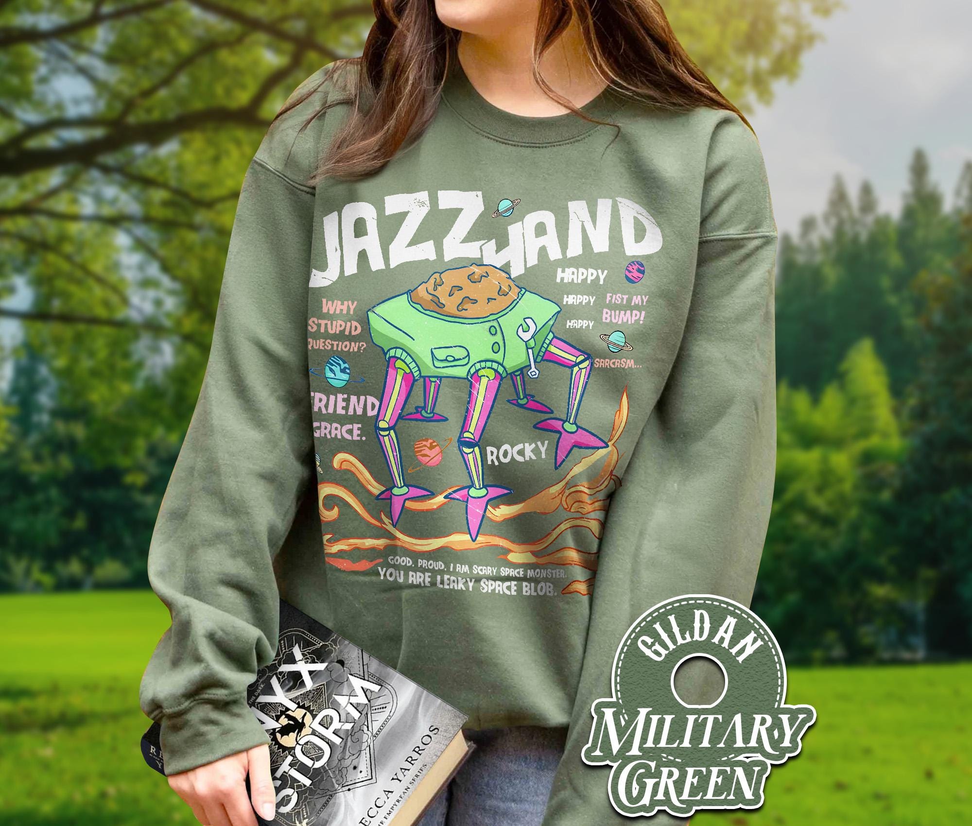 Astrophage Sci-Fi Graphic T-Shirt – Space Science Book Lover Tee