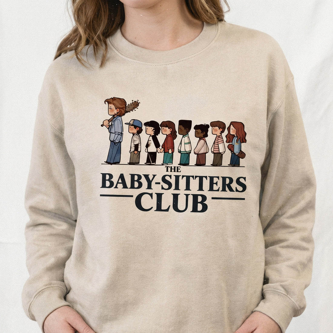 Babysitter Club Retro Graphic Sweatshirt - Funny 80s Style Crewneck