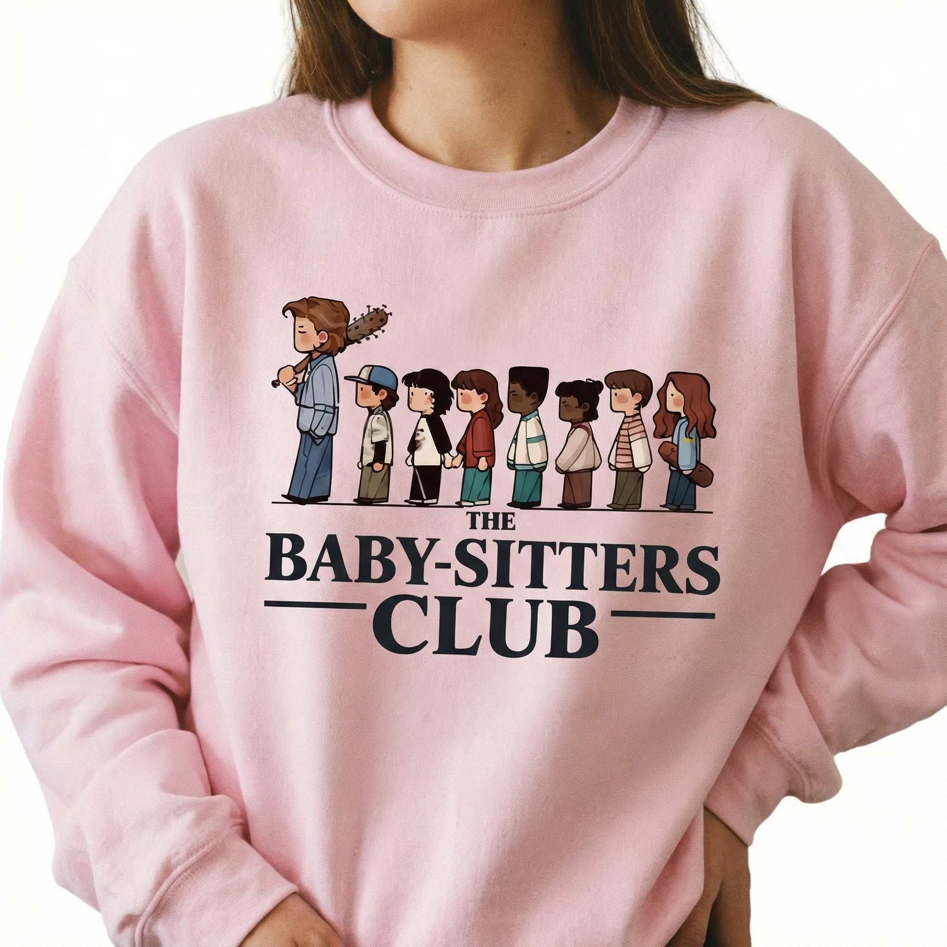 Babysitter Club Retro Graphic Sweatshirt - Funny 80s Style Crewneck