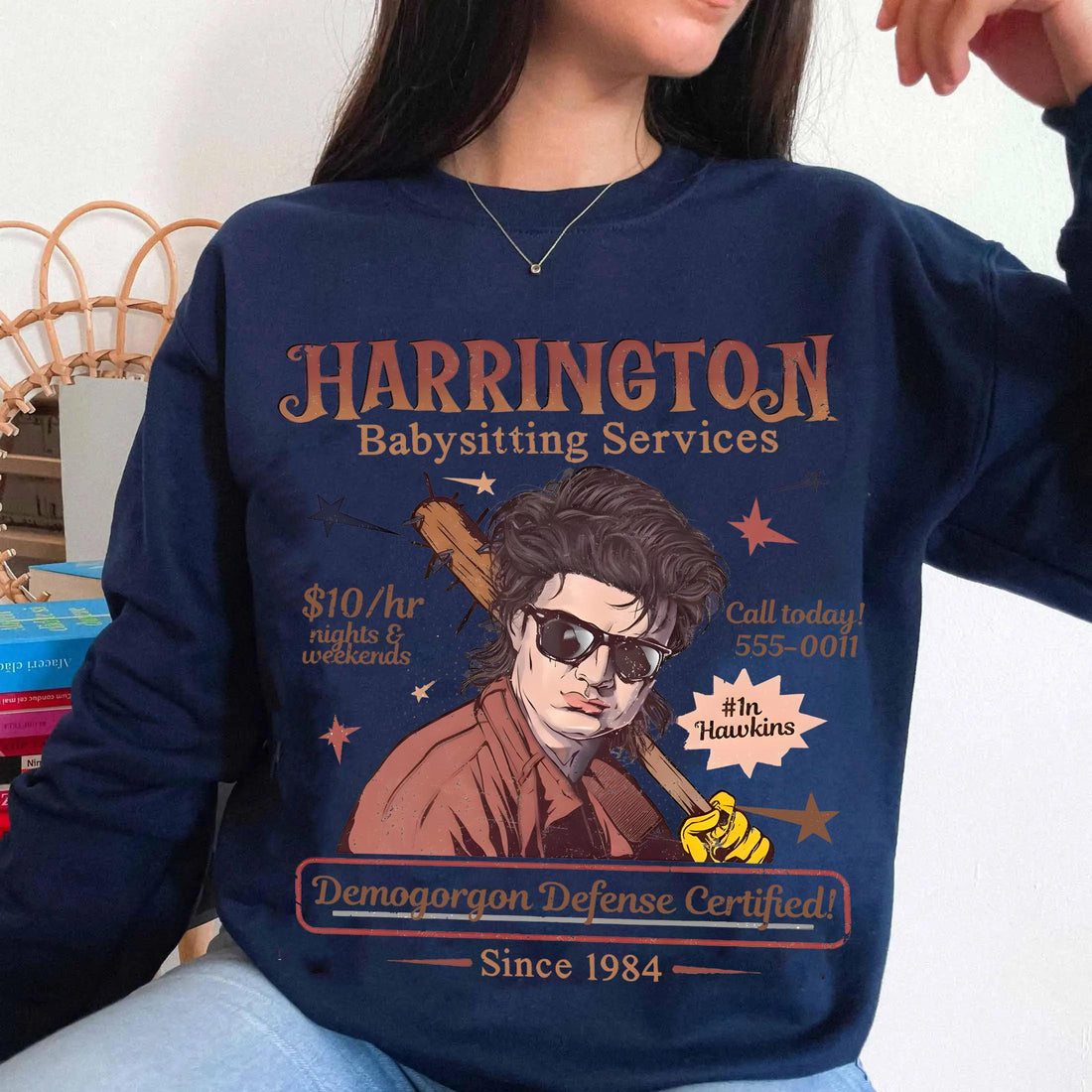 Babysitter Mom of the Year T-Shirt - Retro Music Guy Inspired Graphic Tee - Funny Fan Gift