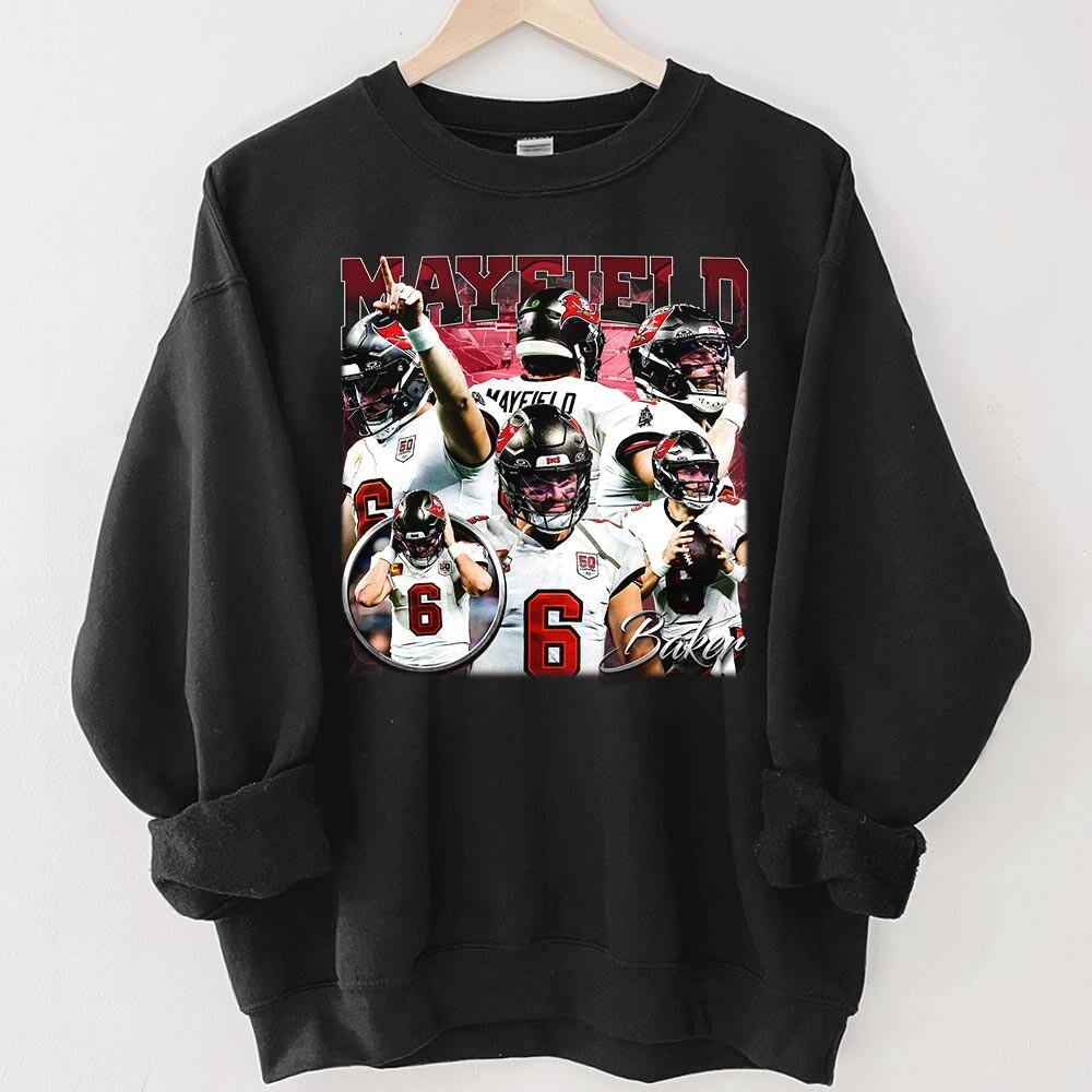 Baker Mayfield Vintage Bootleg T-Shirt – Tampa Football 90s Style Graphic Tee