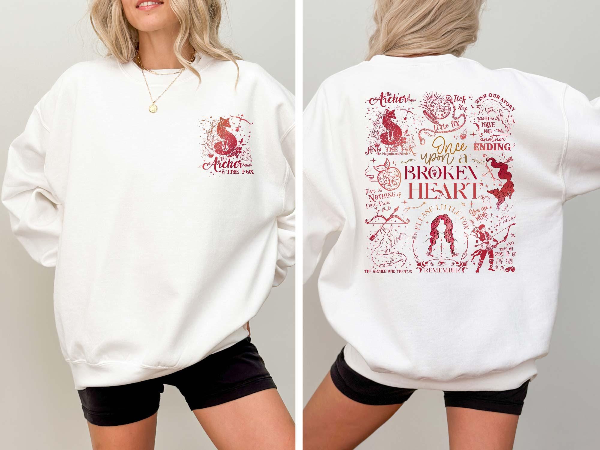 Ballad of the Archer and the Fox Sweatshirt – Bookish Fantasy Hoodie, Once Upon a Broken Heart Inspired Shirt