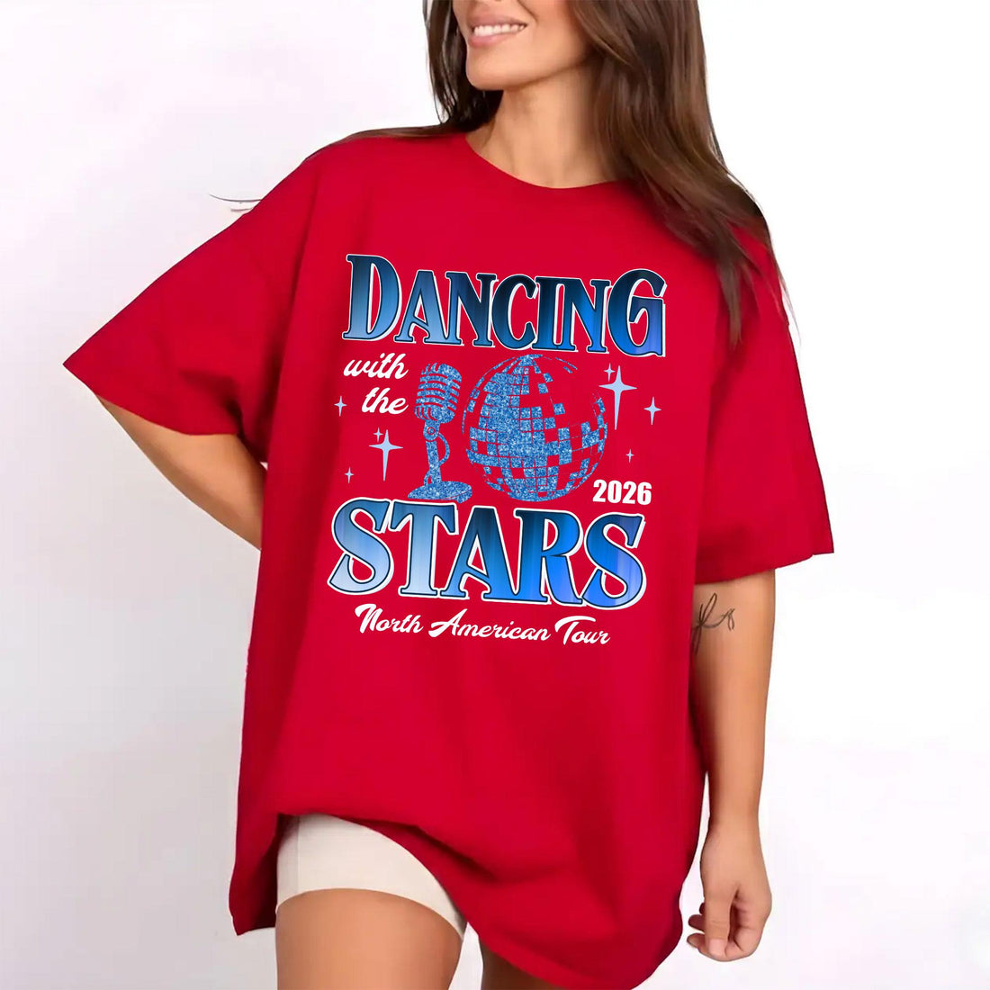 Ballroom Dancing Tour 2026 Sweatshirt – Retro Disco Ball Dance Show Tee, DWTS Live 2025 Shirt