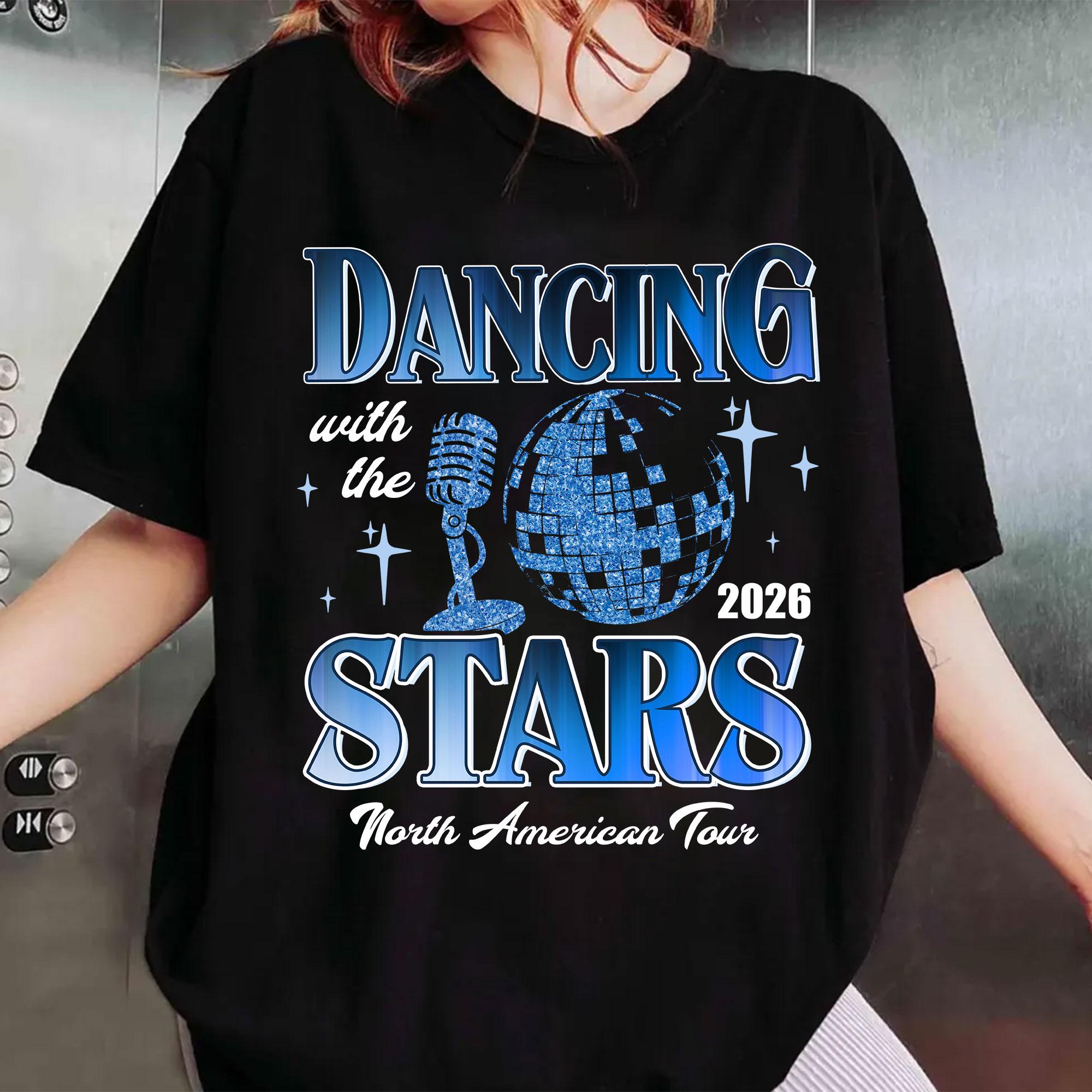 Ballroom Dancing Tour 2026 Sweatshirt – Retro Disco Ball Dance Show Tee, DWTS Live 2025 Shirt