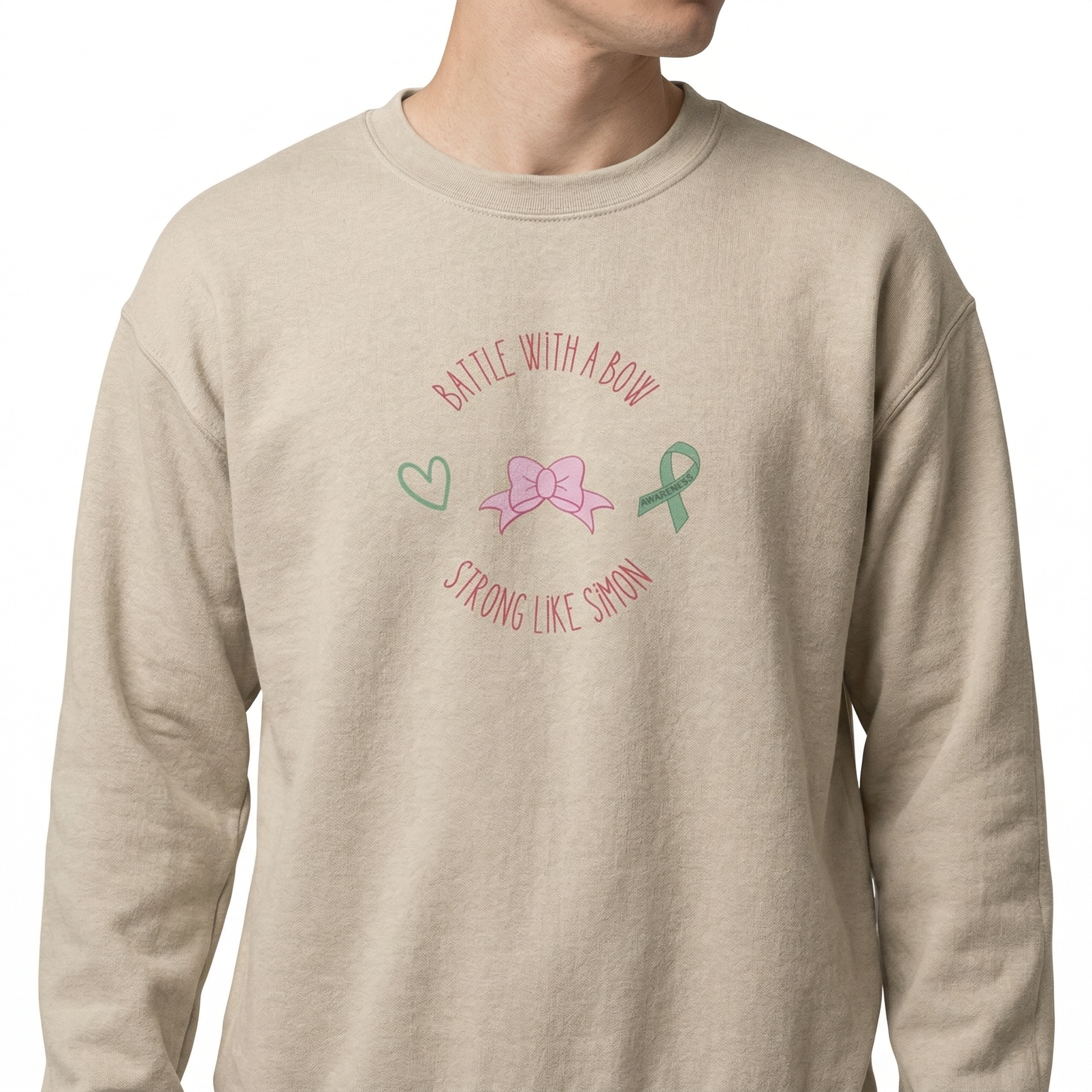 Battle With a Bow Awareness Shirt – Strong Warrior Support Graphic Tee