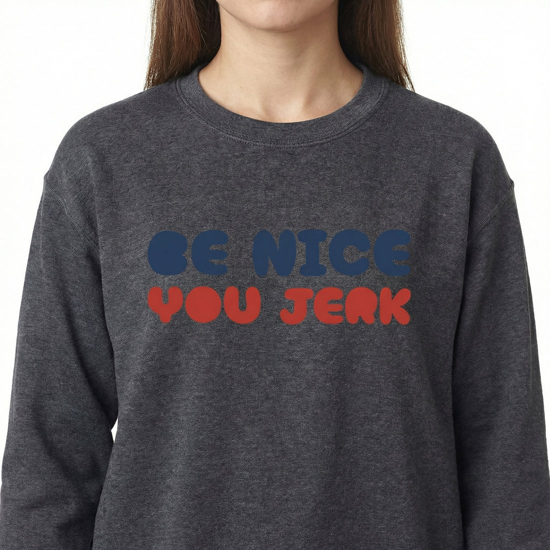 Be Nice You Jerk T-Shirt – Retro 70s Slang Bubble Graphic Tee – Funny Vintage Humor Shirt