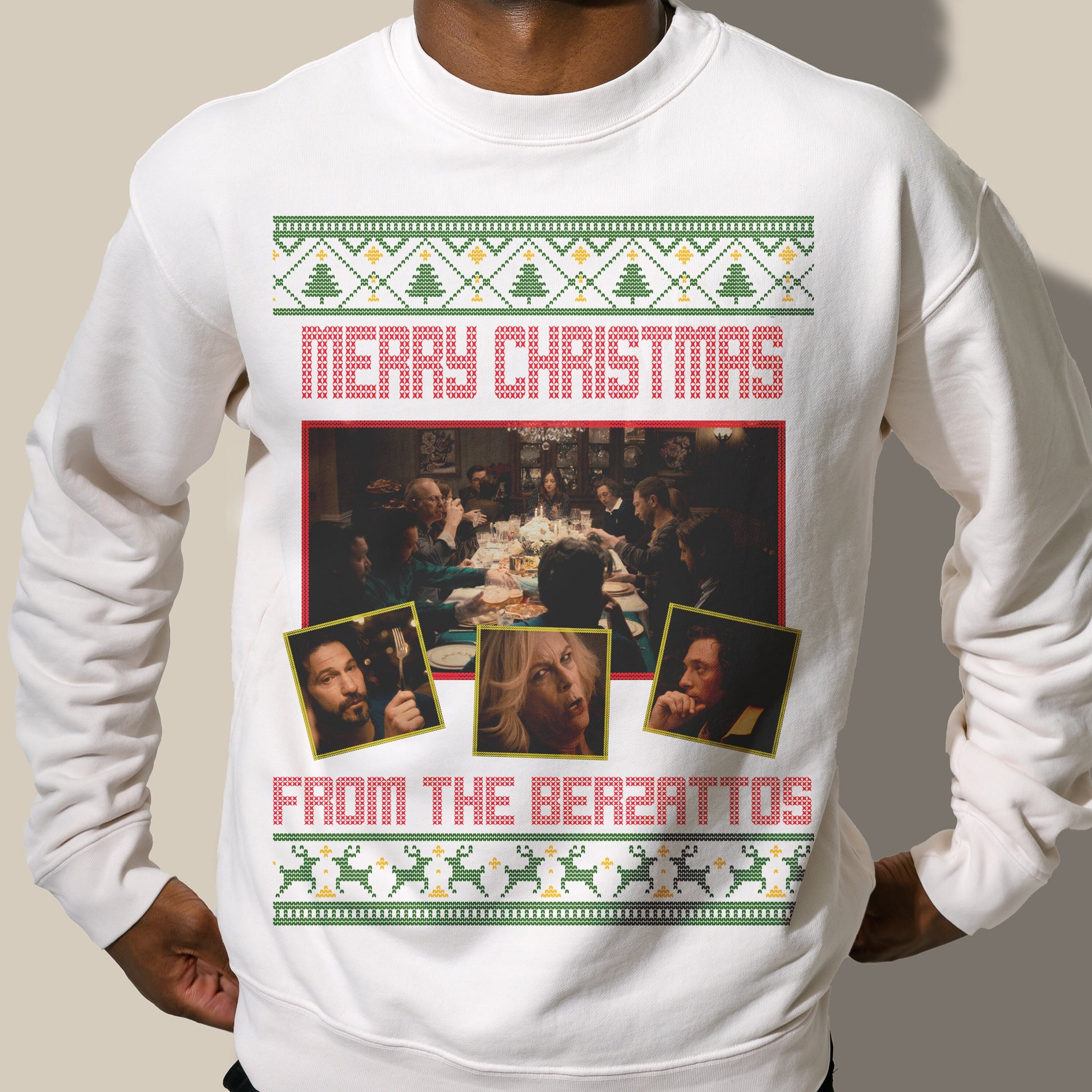 Funny Christmas Bear Sweatshirt – Retro Ugly Holiday Sweater