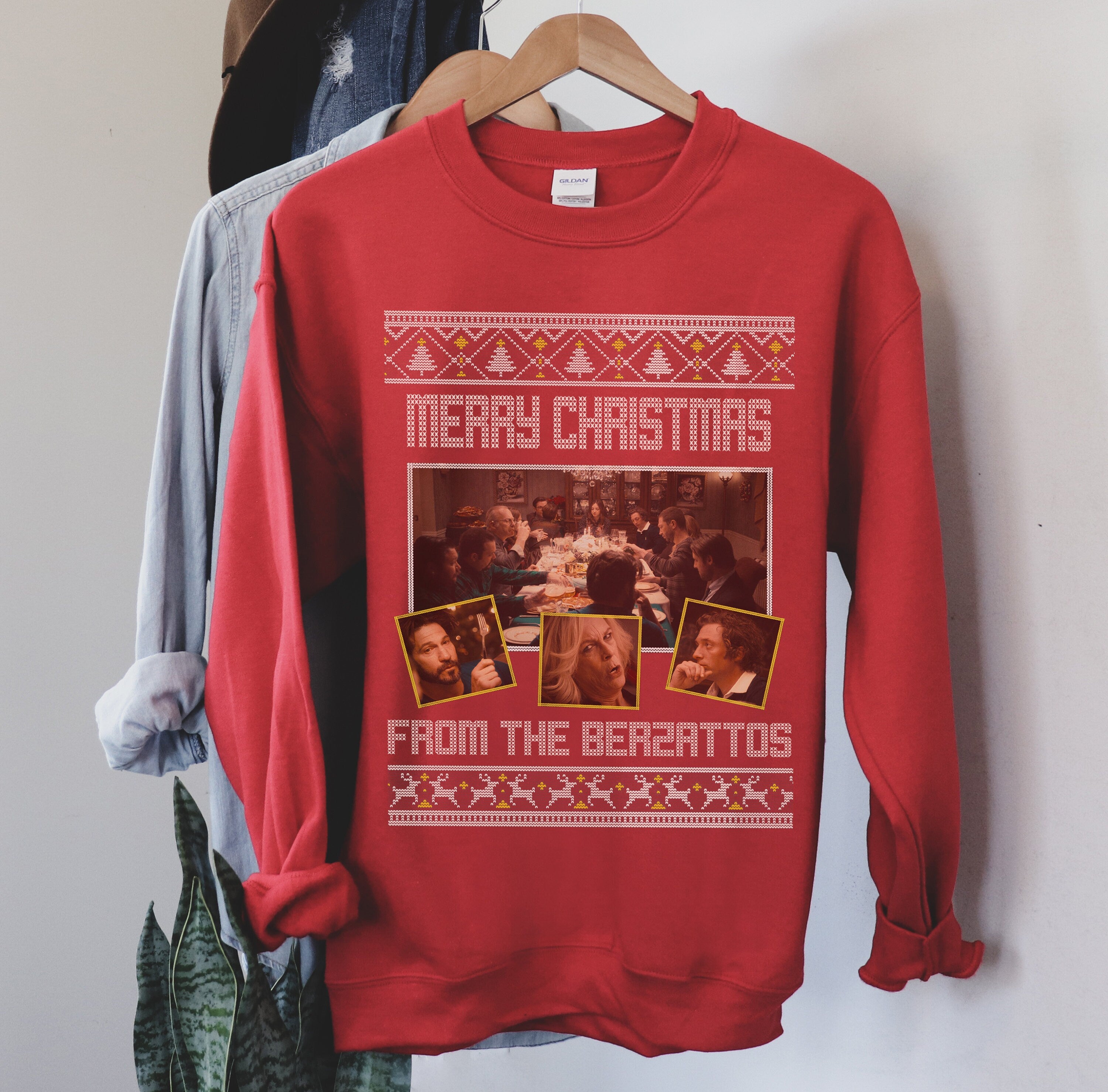 Funny Christmas Bear Sweatshirt – Retro Ugly Holiday Sweater