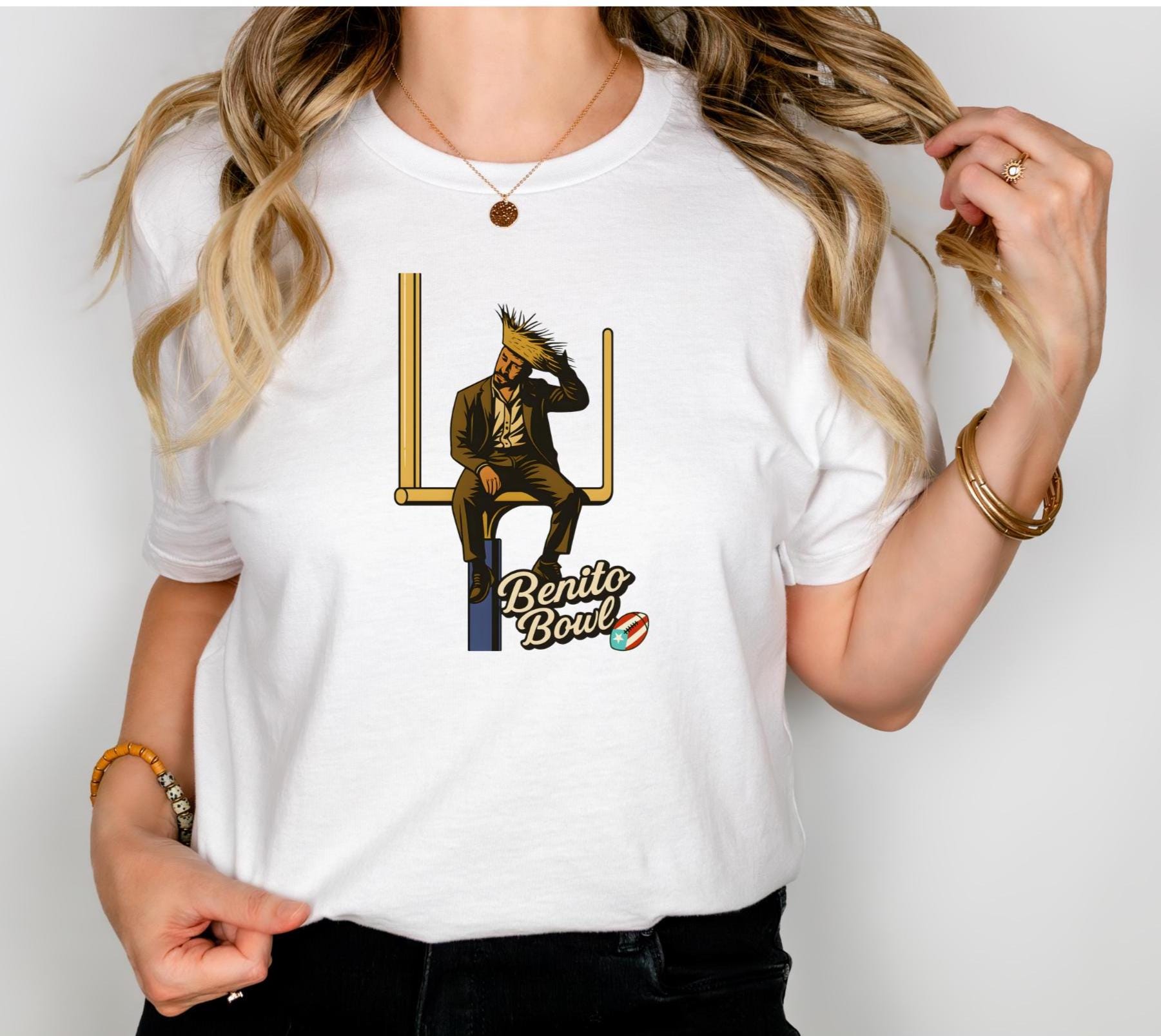 Benito Bowl 2026 Graphic T-Shirt - Puerto Rico Football Fan Tee