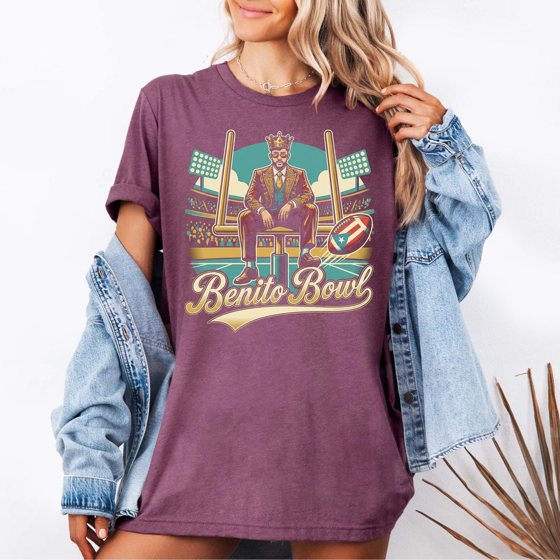 Benito Bowl Football Fan T-Shirt – Puerto Rico Sports Gift Tee