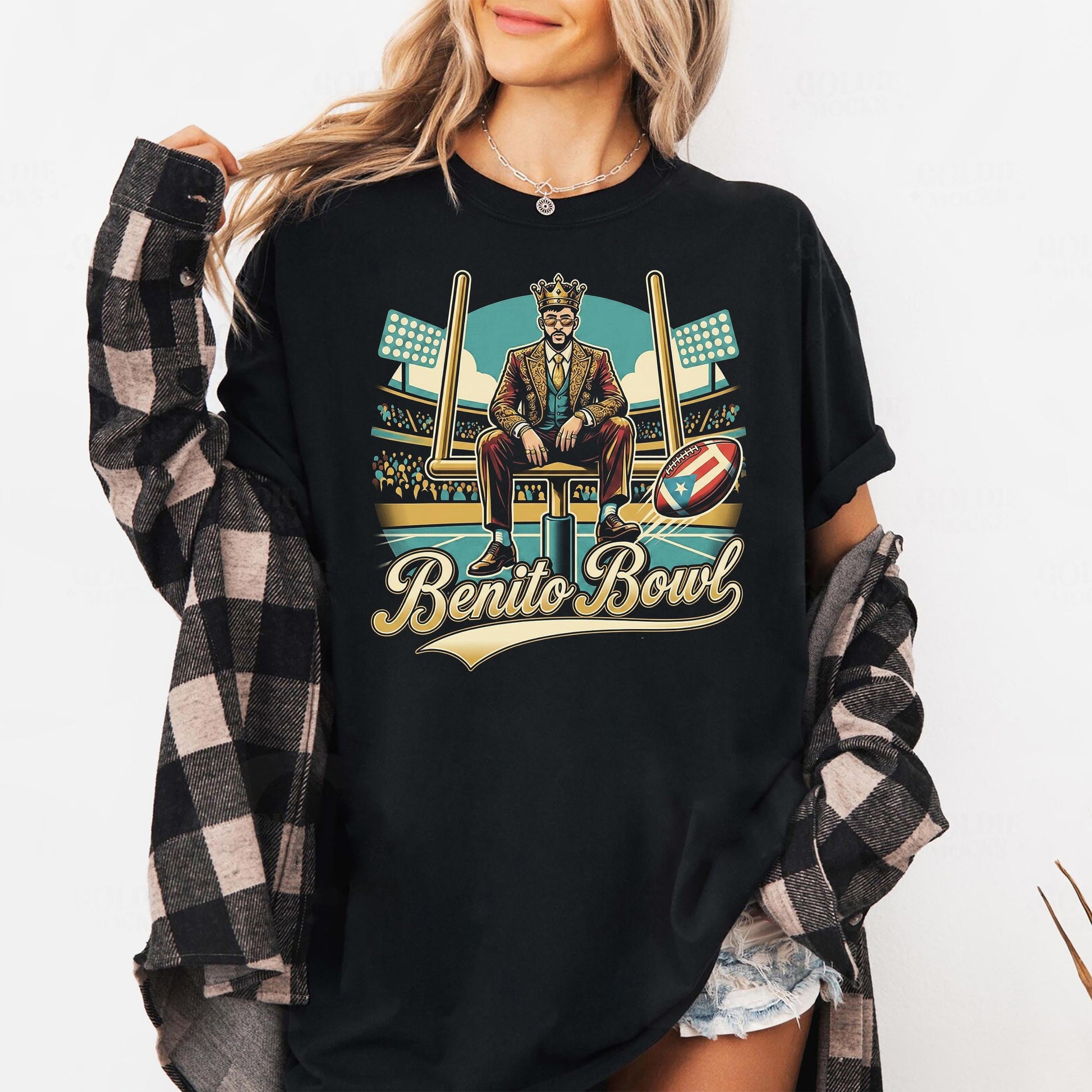 Benito Bowl Football Fan T-Shirt – Puerto Rico Sports Gift Tee