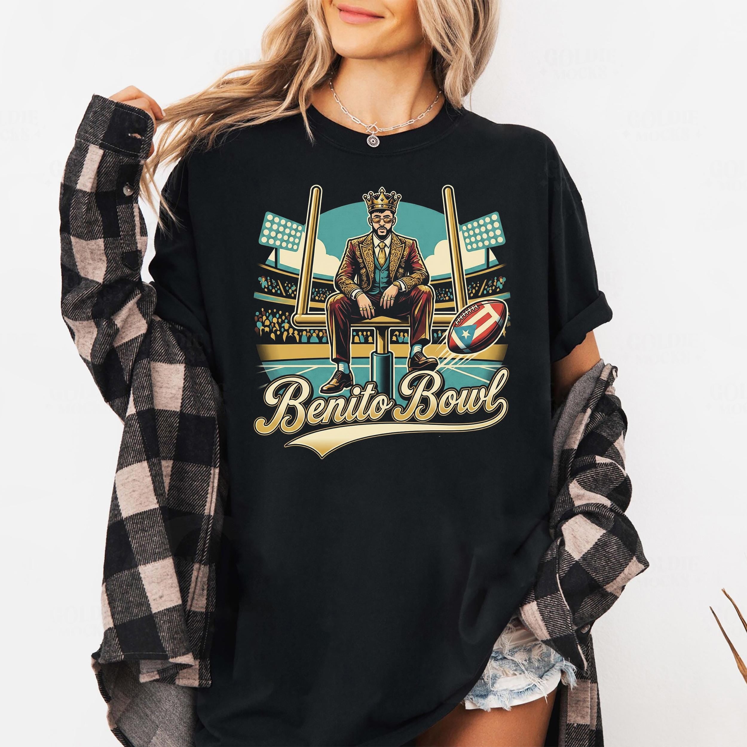 Benito Bowl Football Fan T-Shirt – Puerto Rico Sports Gift Tee
