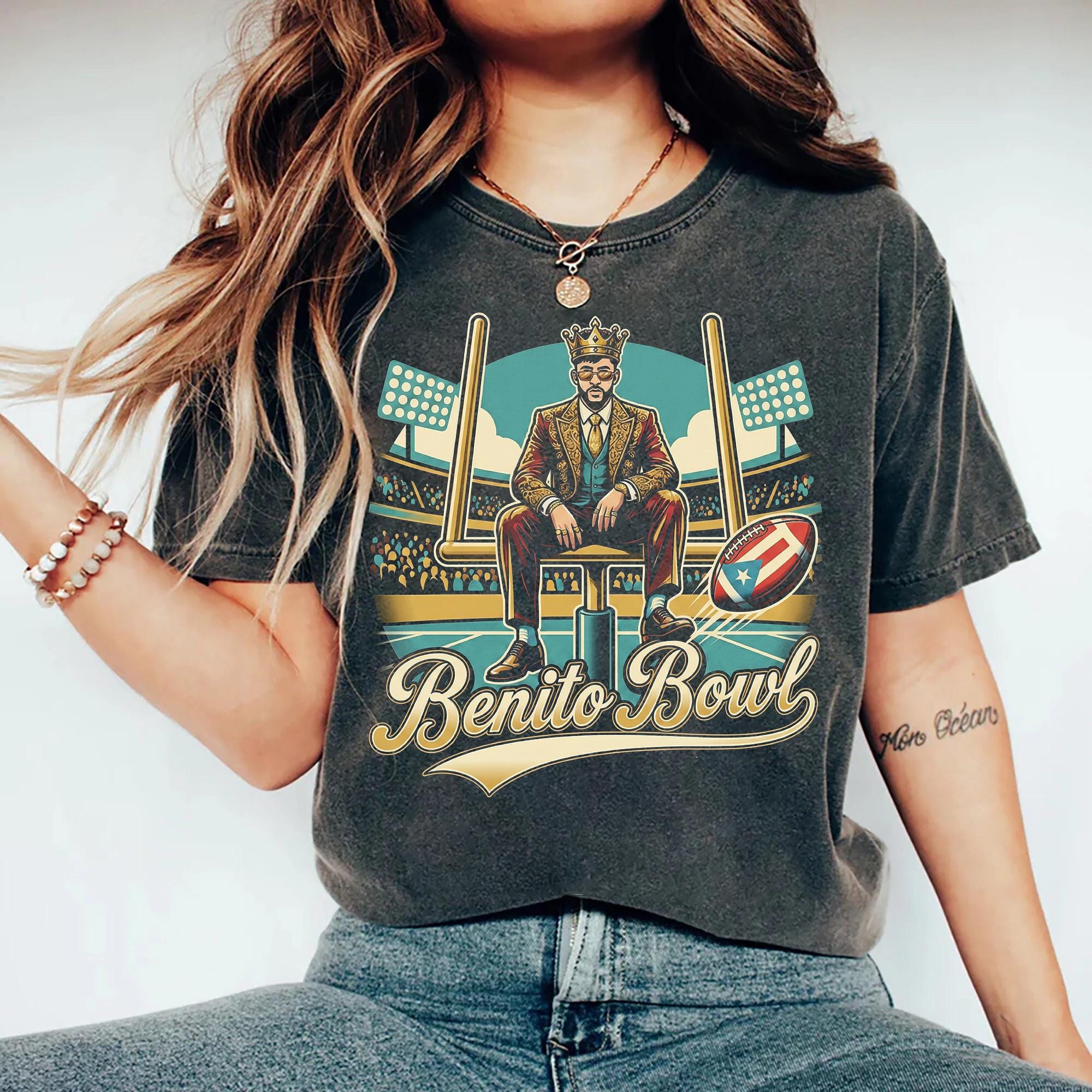 Benito Bowl Football Fan T-Shirt – Puerto Rico Sports Gift Tee