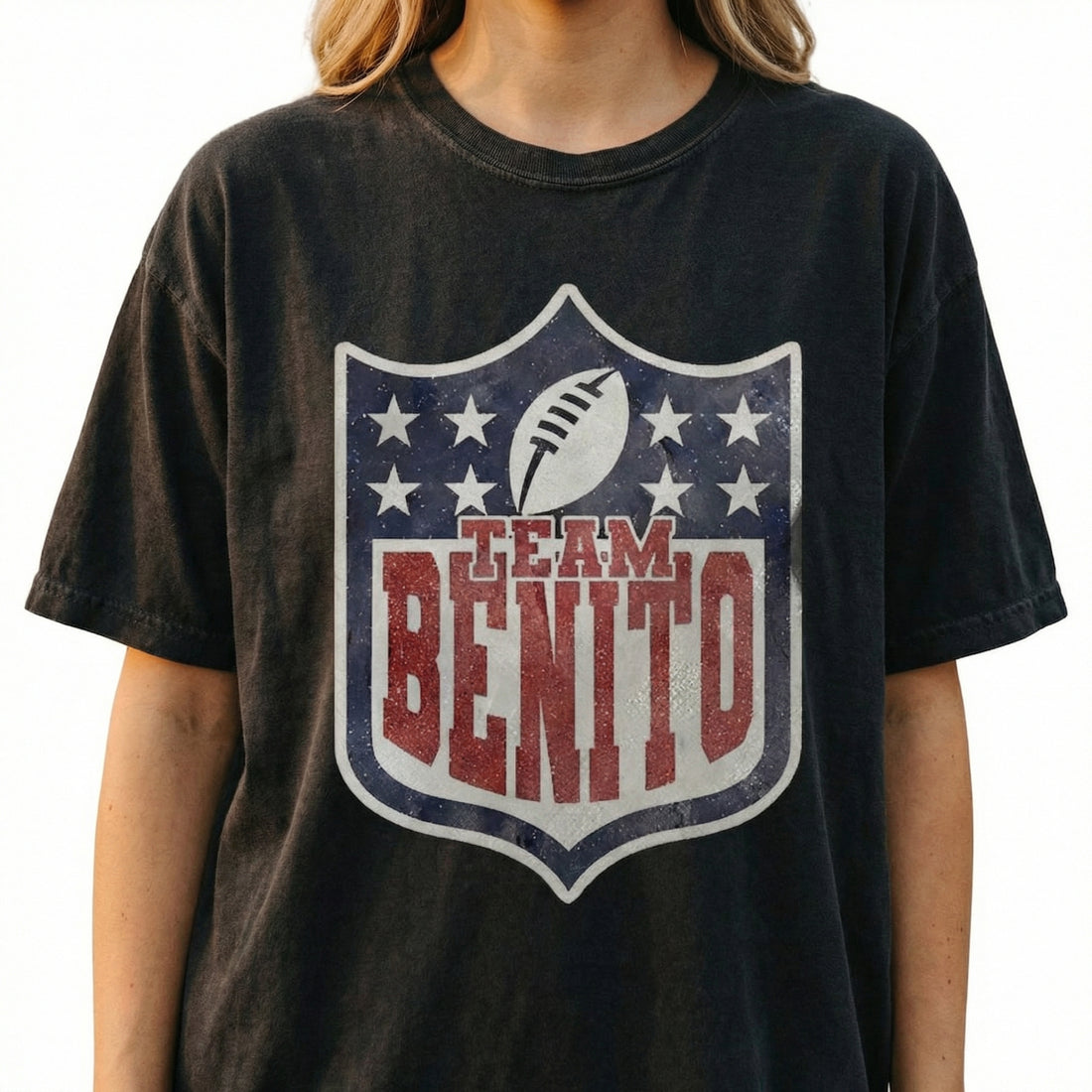 Benito Bowl Football Graphic Shirt – Puerto Rico Flag Sports Tee