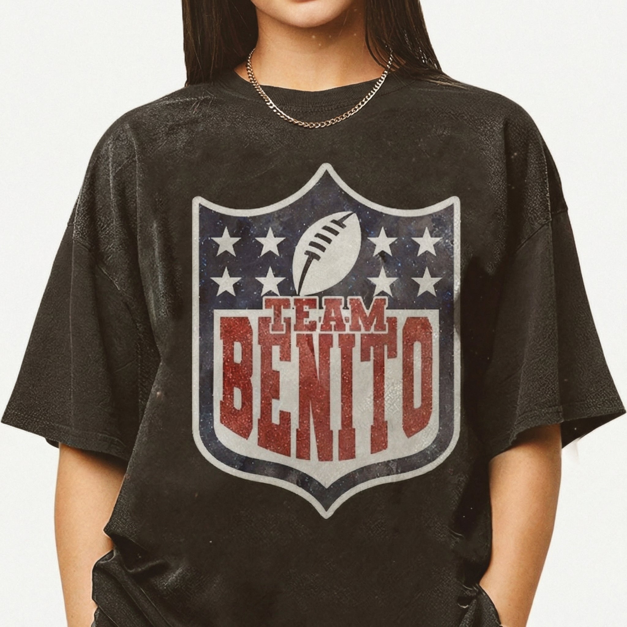 Benito Bowl Football Graphic Shirt – Puerto Rico Flag Sports Tee