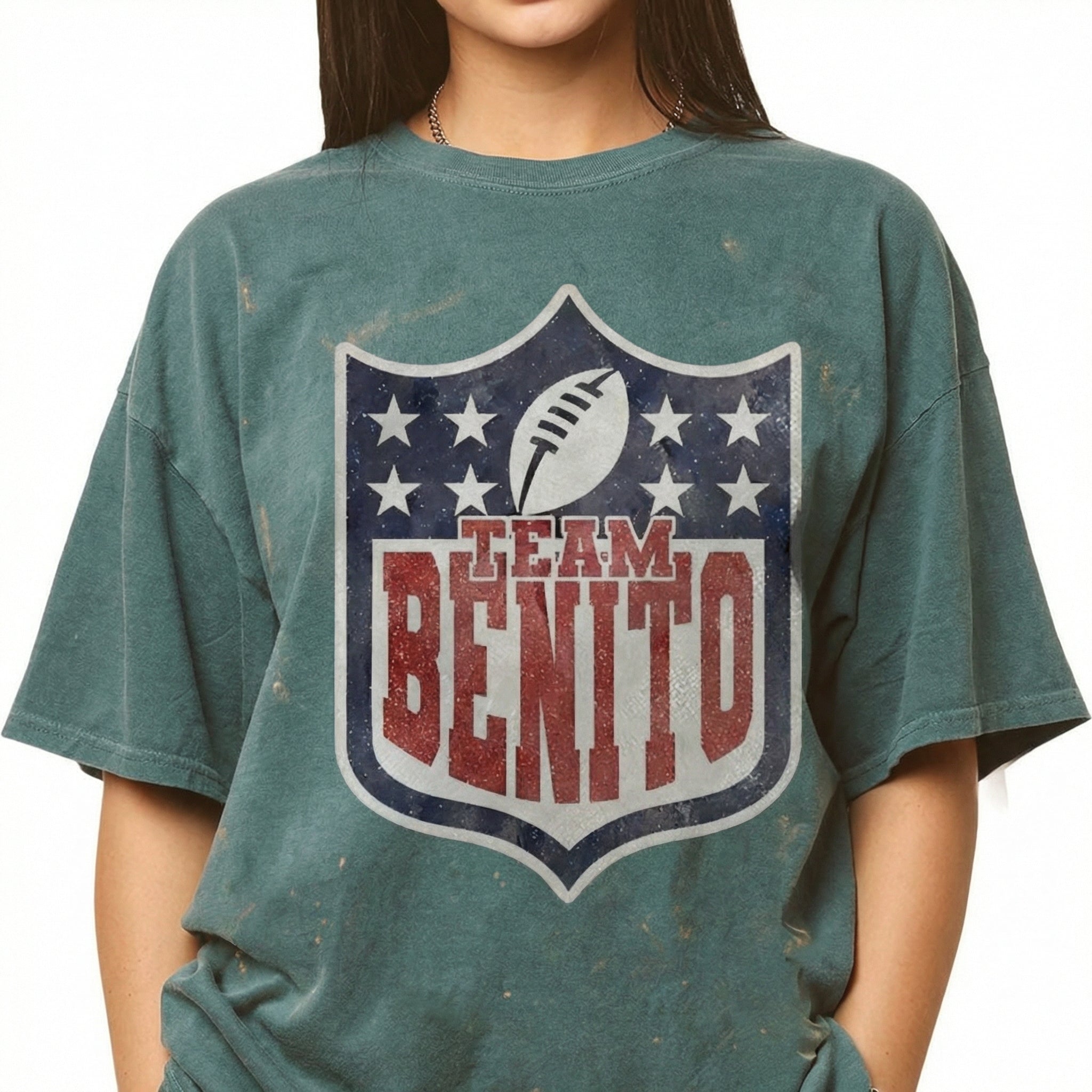 Benito Bowl Football Graphic Shirt – Puerto Rico Flag Sports Tee