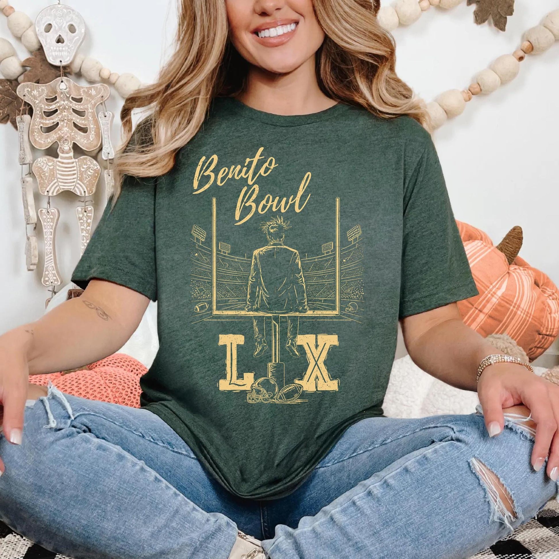 Benito Bowl Football Graphic T-Shirt – Puerto Rico Fan Halftime Style Tee