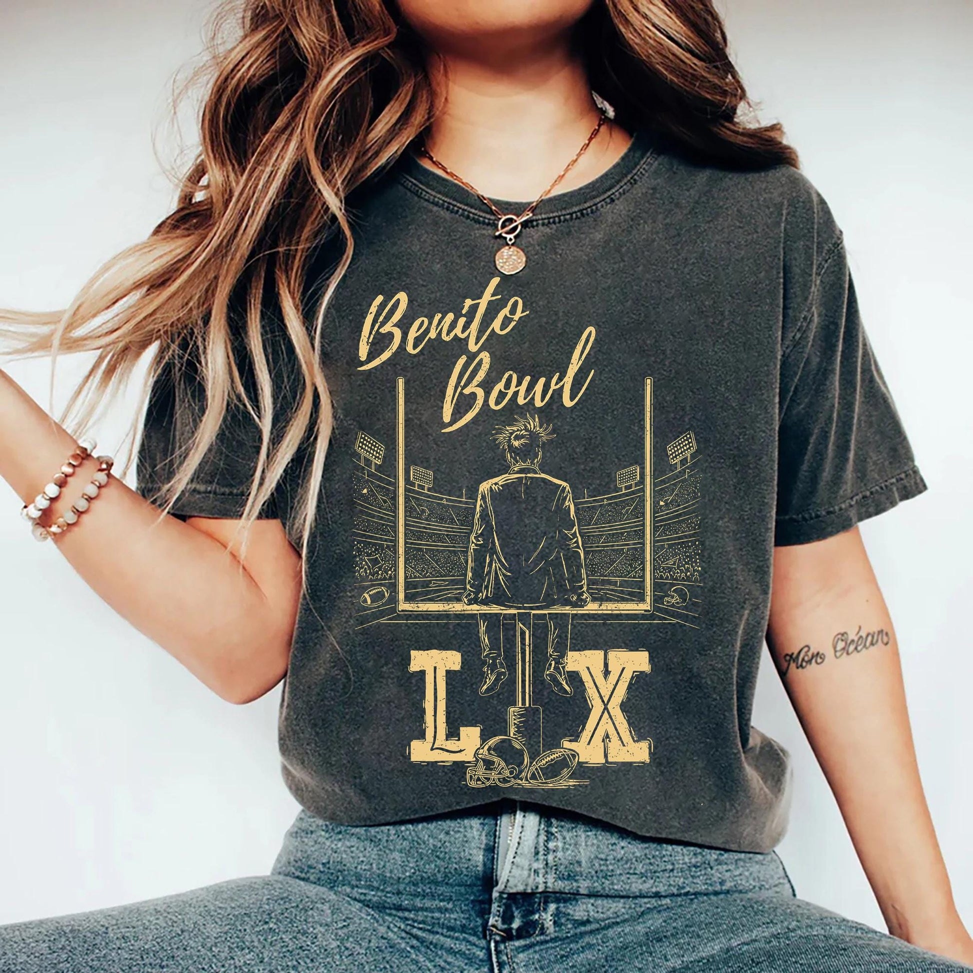 Benito Bowl Football Graphic T-Shirt – Puerto Rico Fan Halftime Style Tee