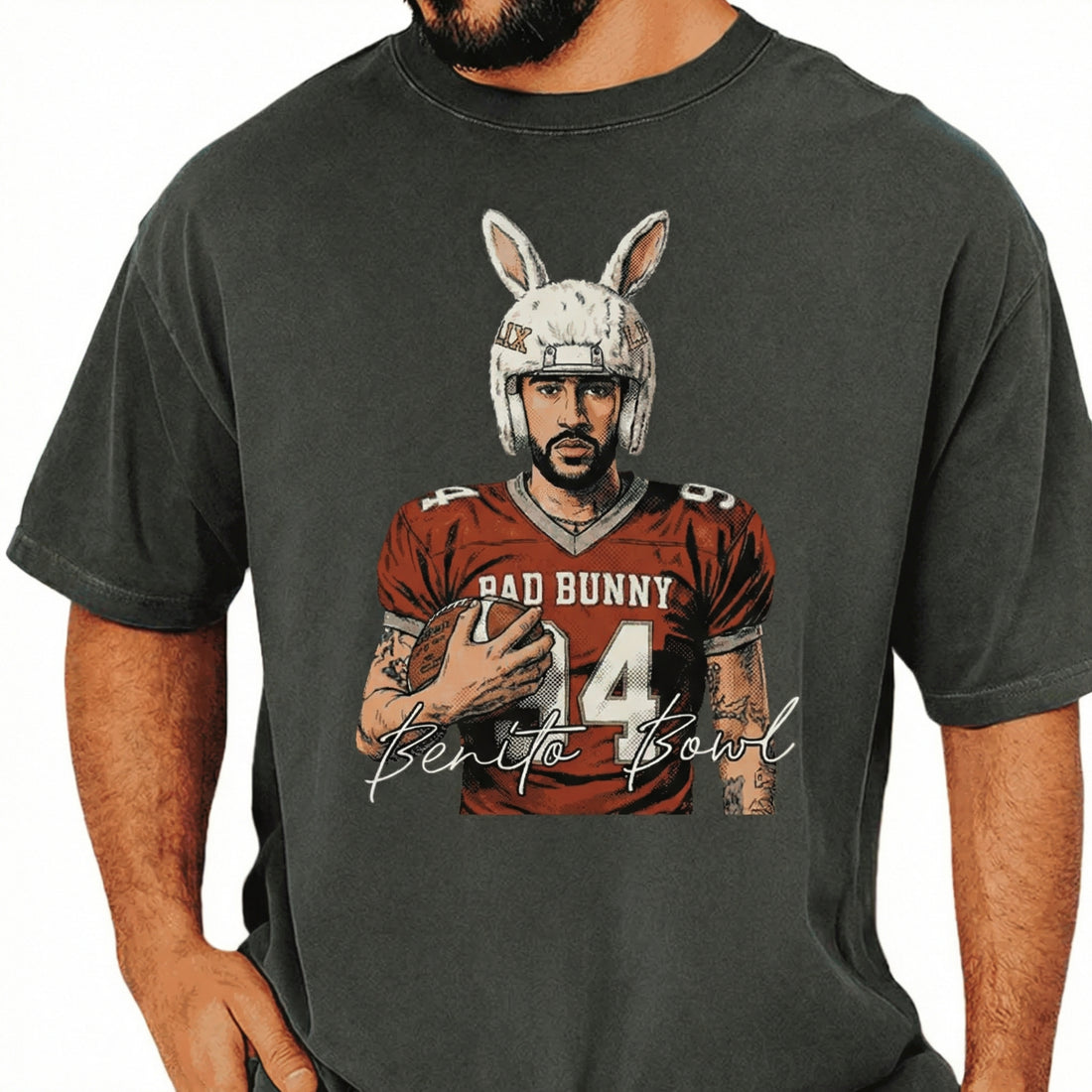 Benito Bowl Football Graphic T-Shirt – Vintage Game Day Fan Tee