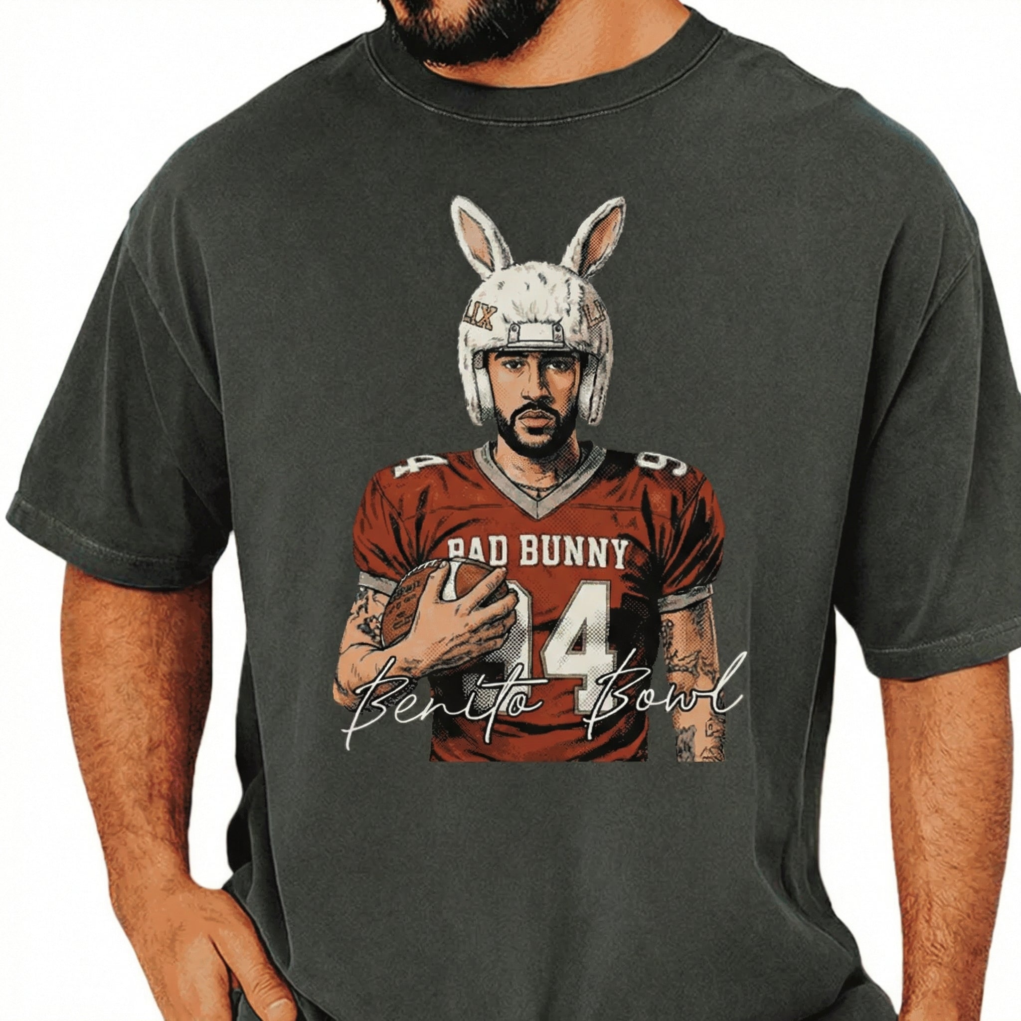 Benito Bowl Football Graphic T-Shirt – Vintage Game Day Fan Tee