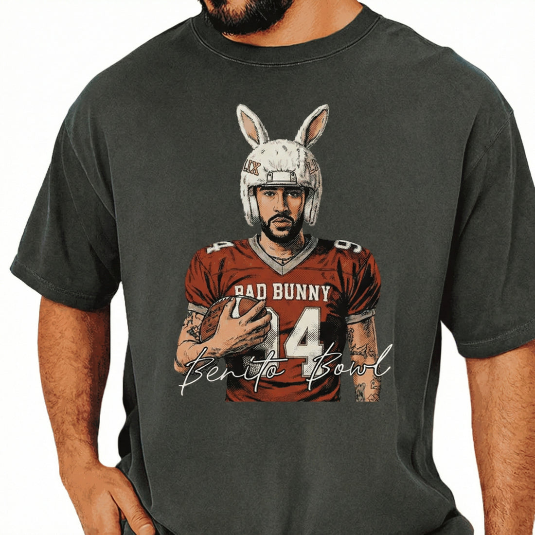 Benito Bowl Football Graphic T-Shirt – Vintage Game Day Fan Tee