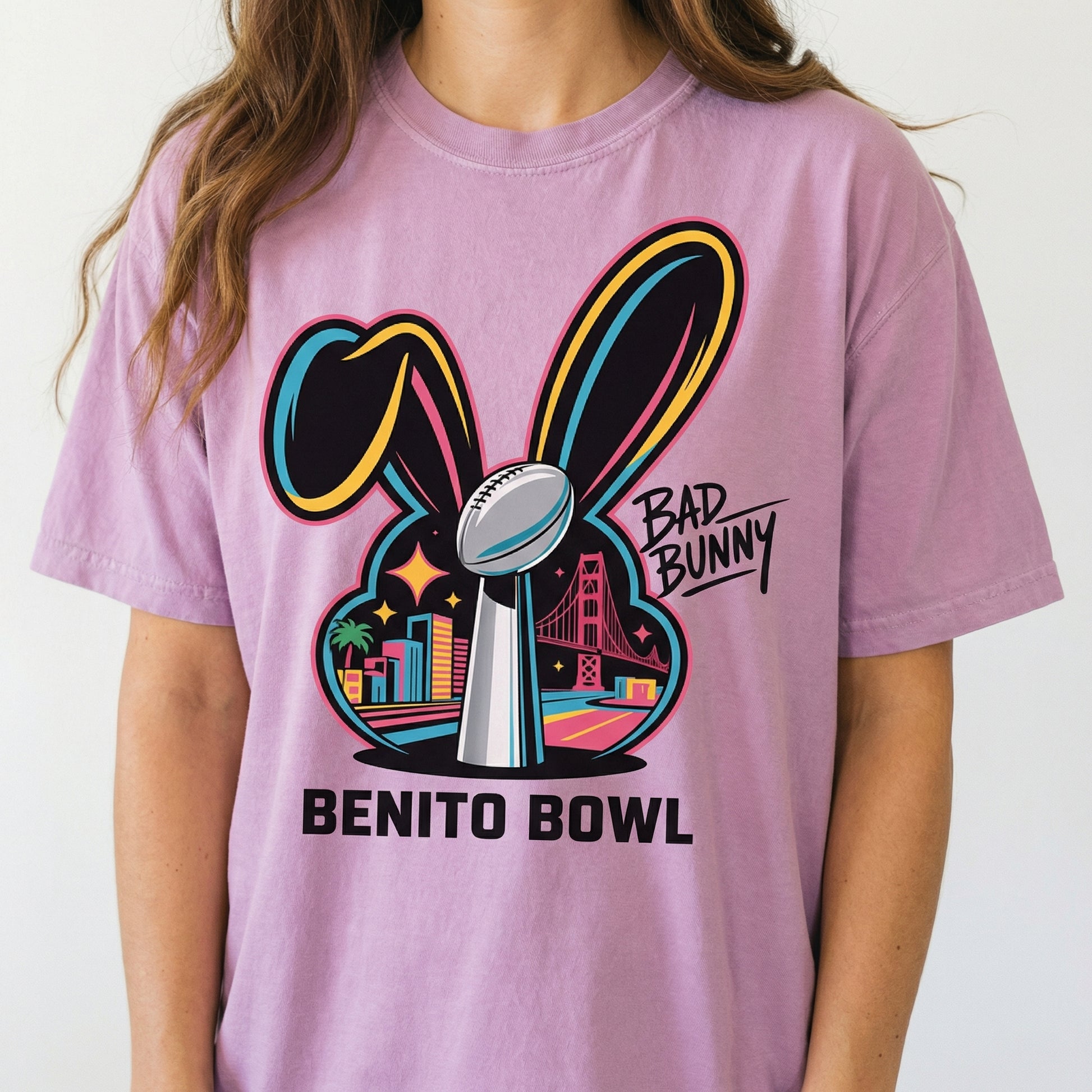 Benito Bowl Football Parody Graphic T-Shirt – Music Fan Crewneck – Game Day Gift
