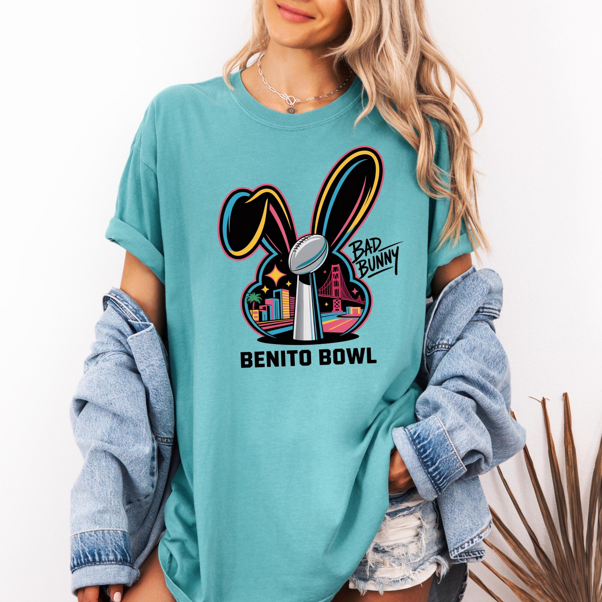 Benito Bowl Football Parody Graphic T-Shirt – Music Fan Crewneck – Game Day Gift