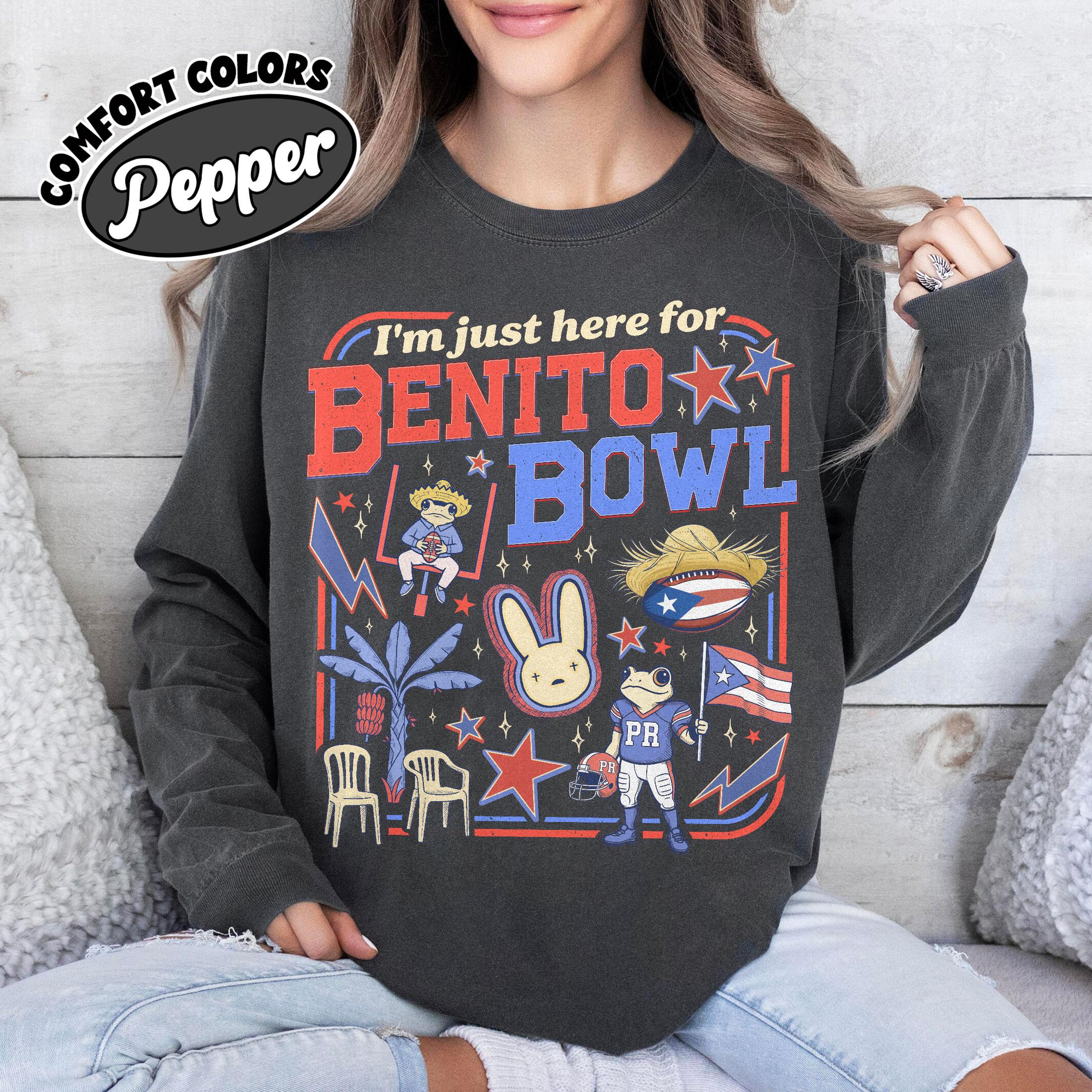 Benito Bowl Funny Graphic Football T-Shirt – Big Game Fan Tee