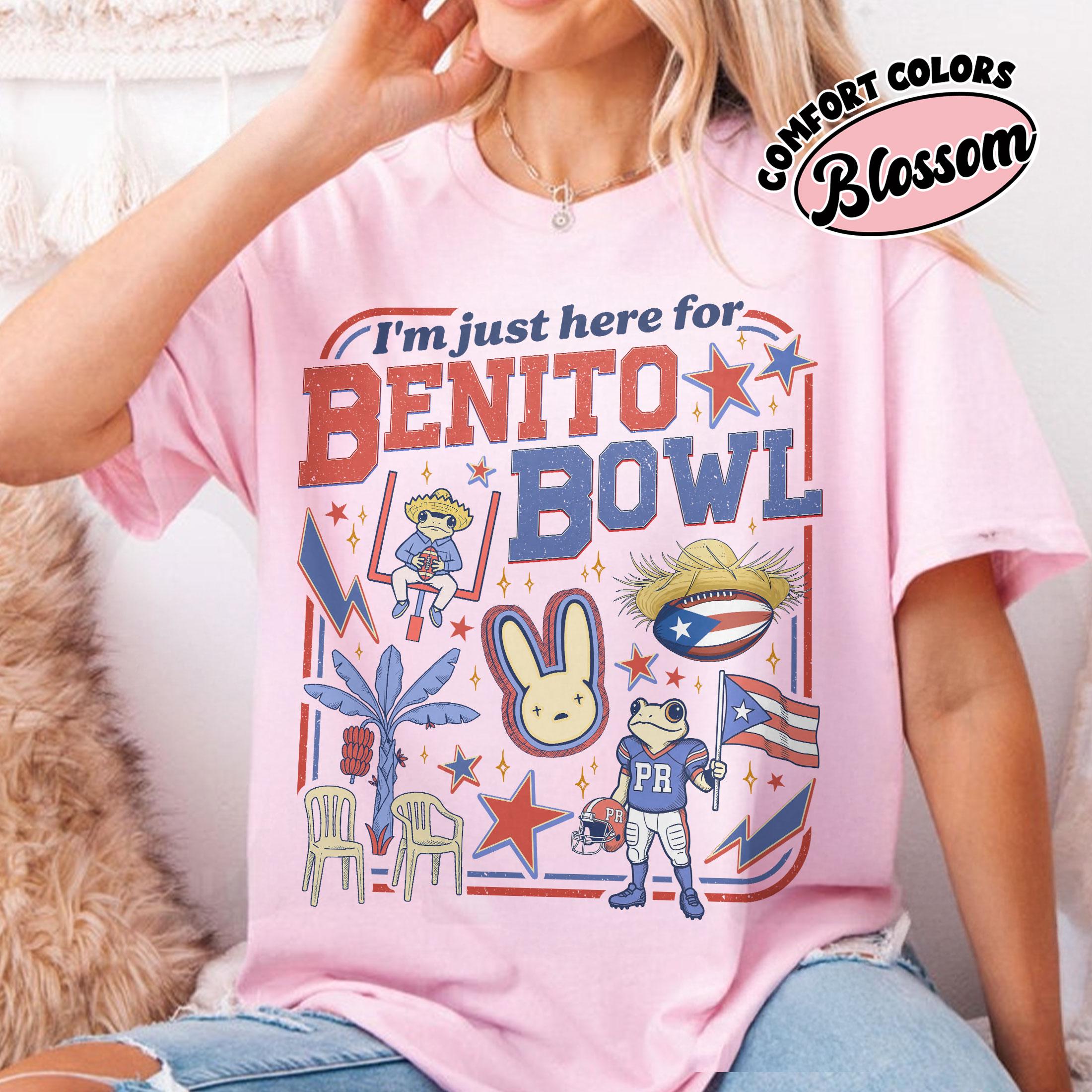 Benito Bowl Funny Graphic Football T-Shirt – Big Game Fan Tee