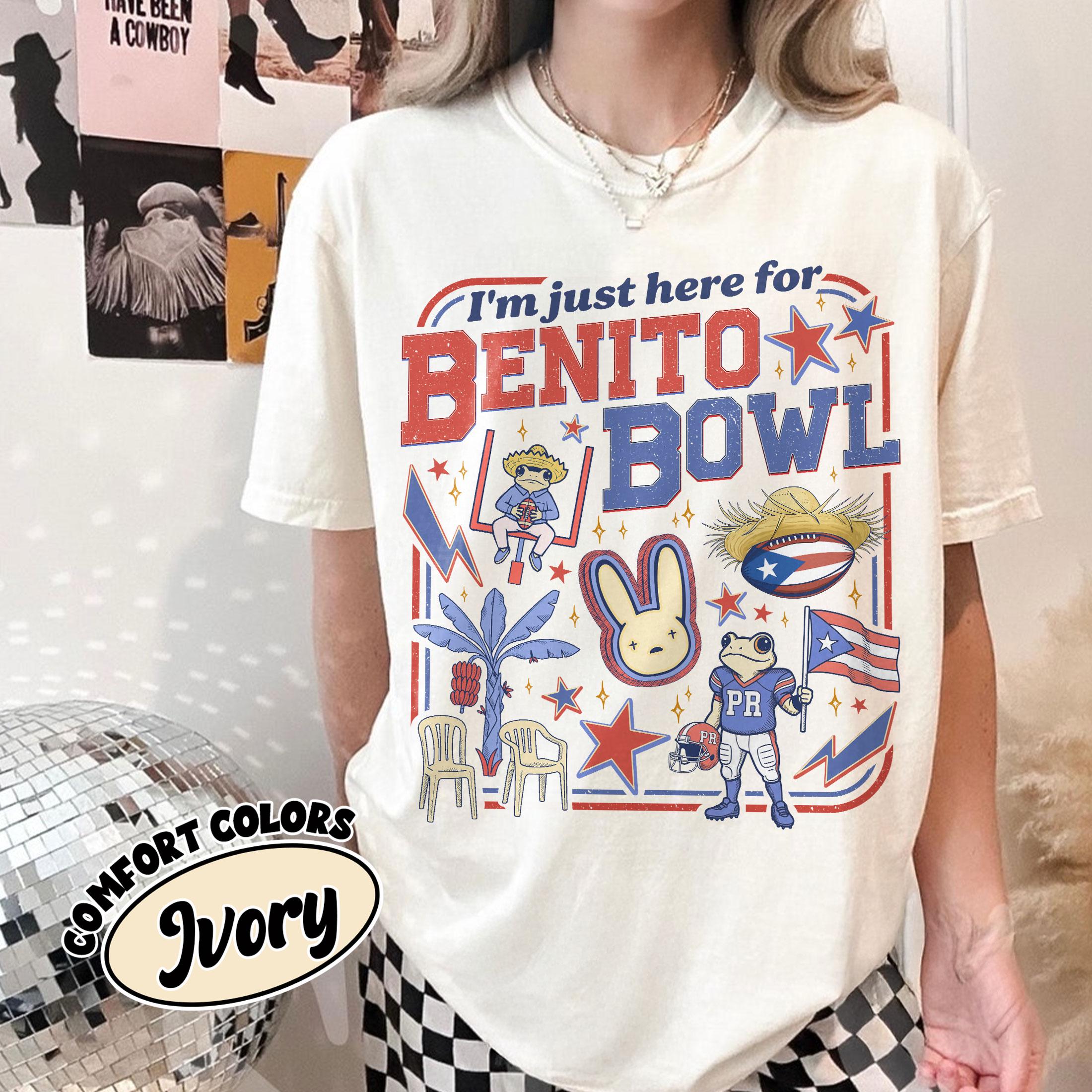 Benito Bowl Funny Graphic Football T-Shirt – Big Game Fan Tee