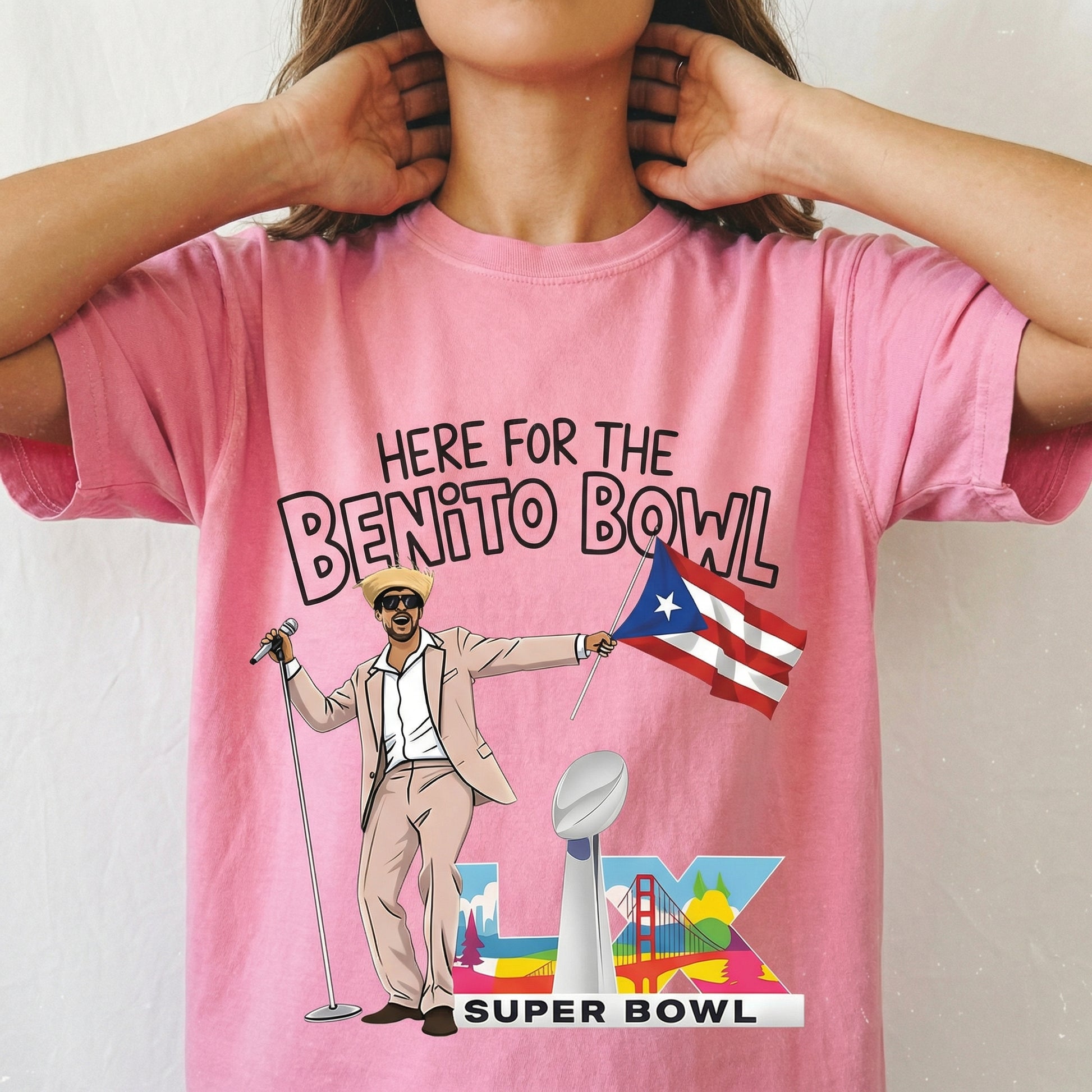 Benito Bowl Graphic T-Shirt – Puerto Rico Music Fan Tee
