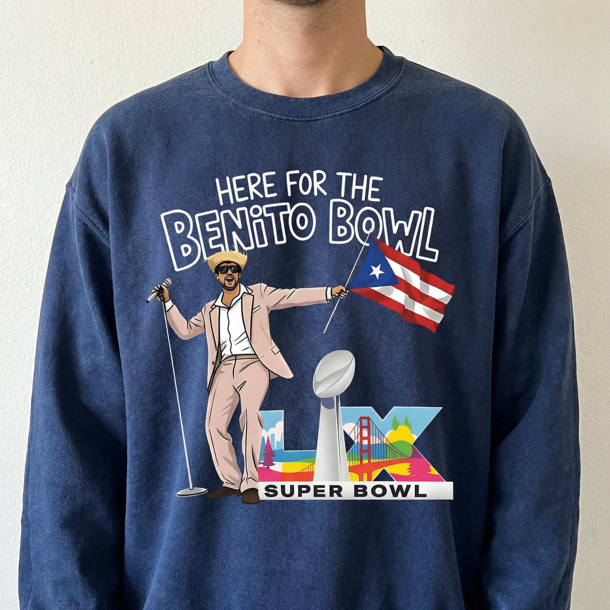 Benito Bowl Graphic T-Shirt – Puerto Rico Music Fan Tee