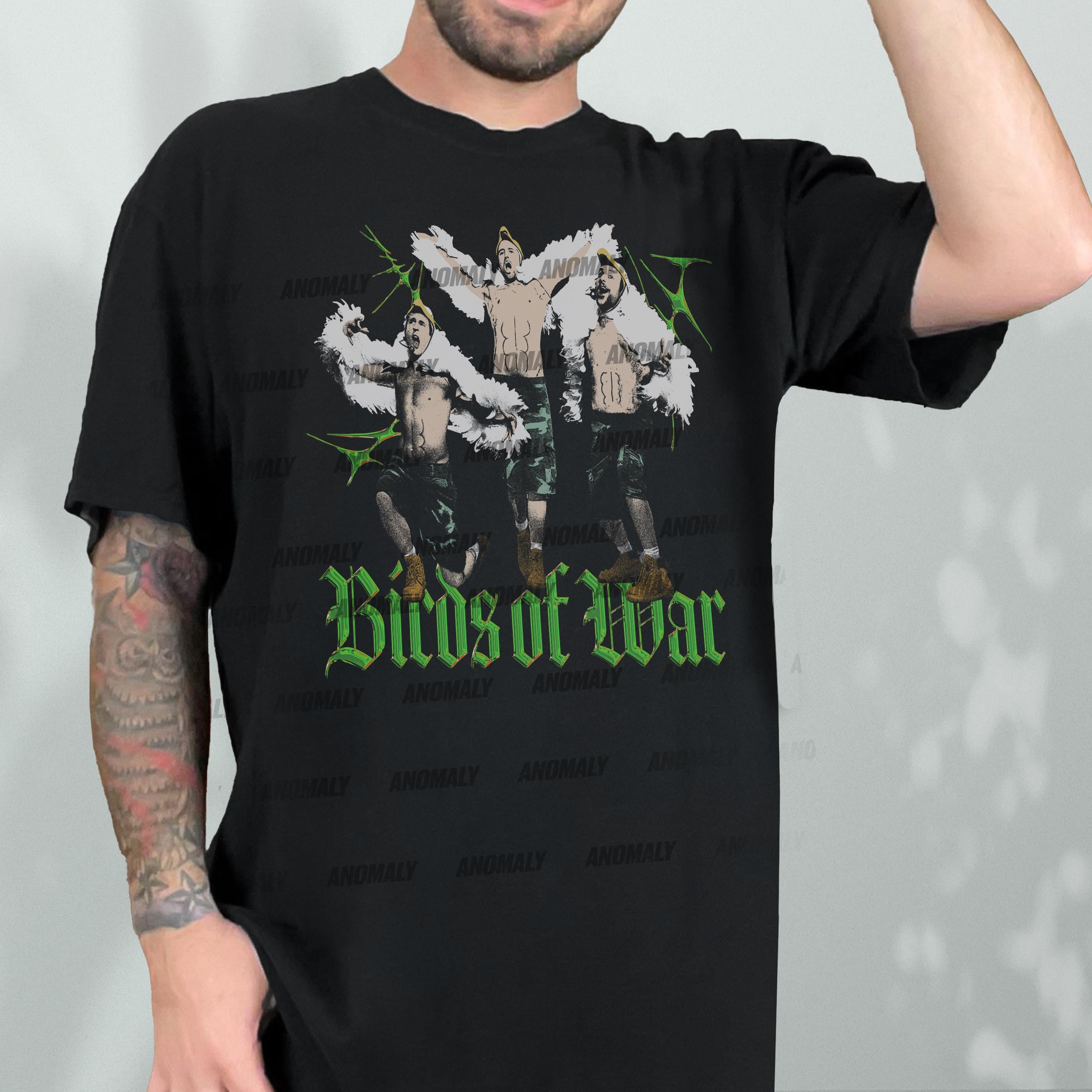 Birds of War Wrestling Graphic Tee – Paddy’s Pub Always Sunny in Philadelphia T-Shirt