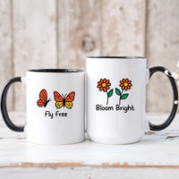 Bloom & Fly Matching Mugs For Besties