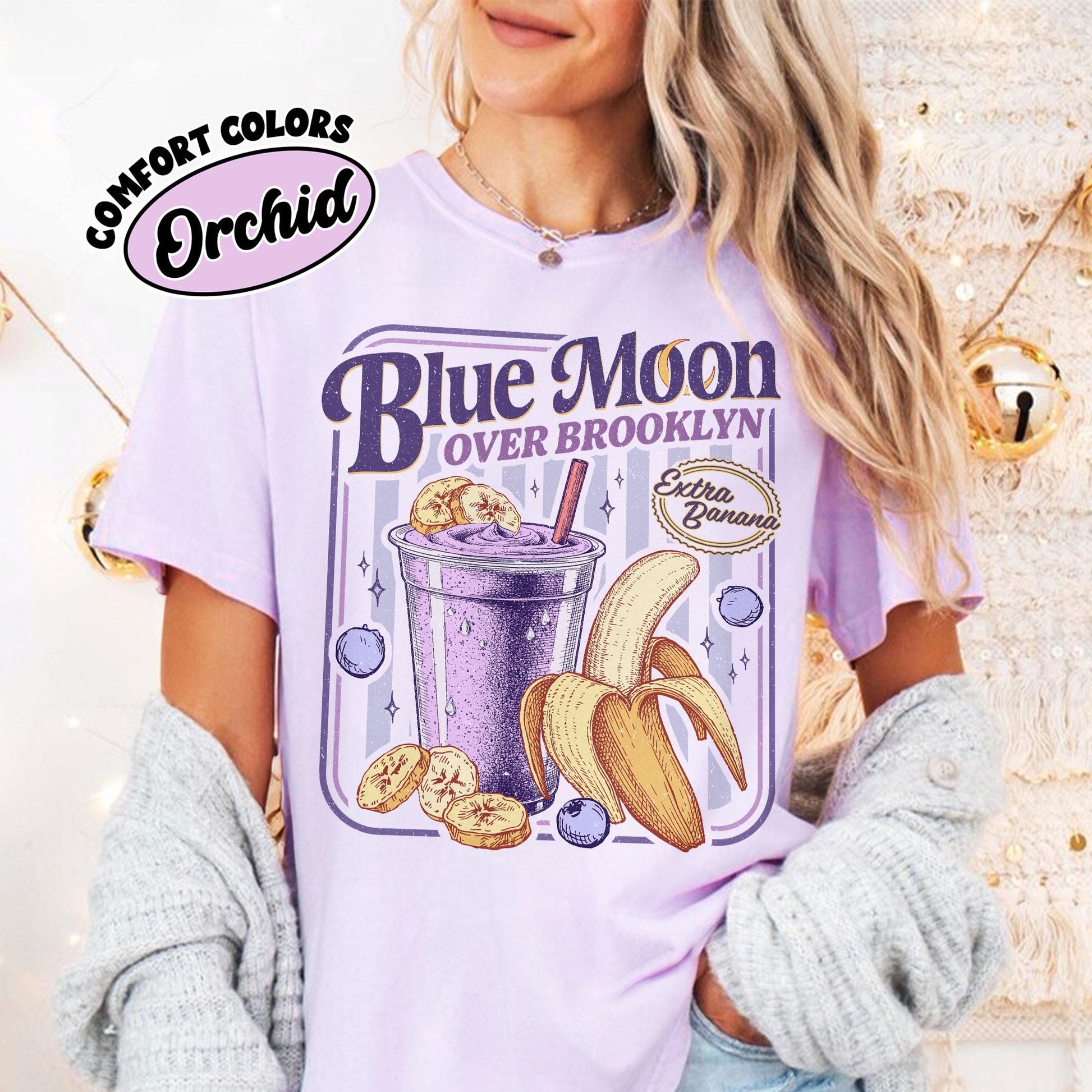 Blue Moon Over Brooklyn Graphic T-Shirt – Sports Romance Inspired Tee