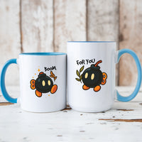 Bomb Characters Matching Mugs For Couples