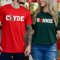 Bonnie and Clyde Matching T-Shirts For Couples